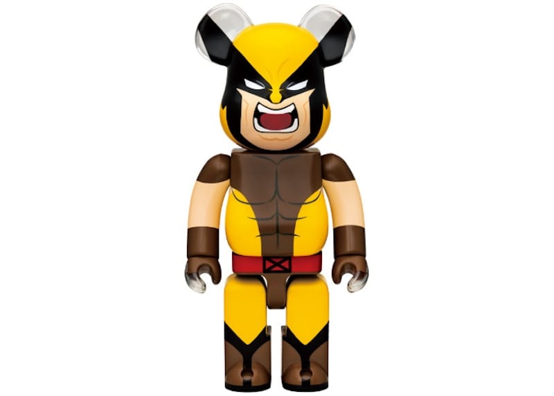 Bearbrick x Marvel X - Men Happy Lottery Wolverine (Brown Costume) 400%