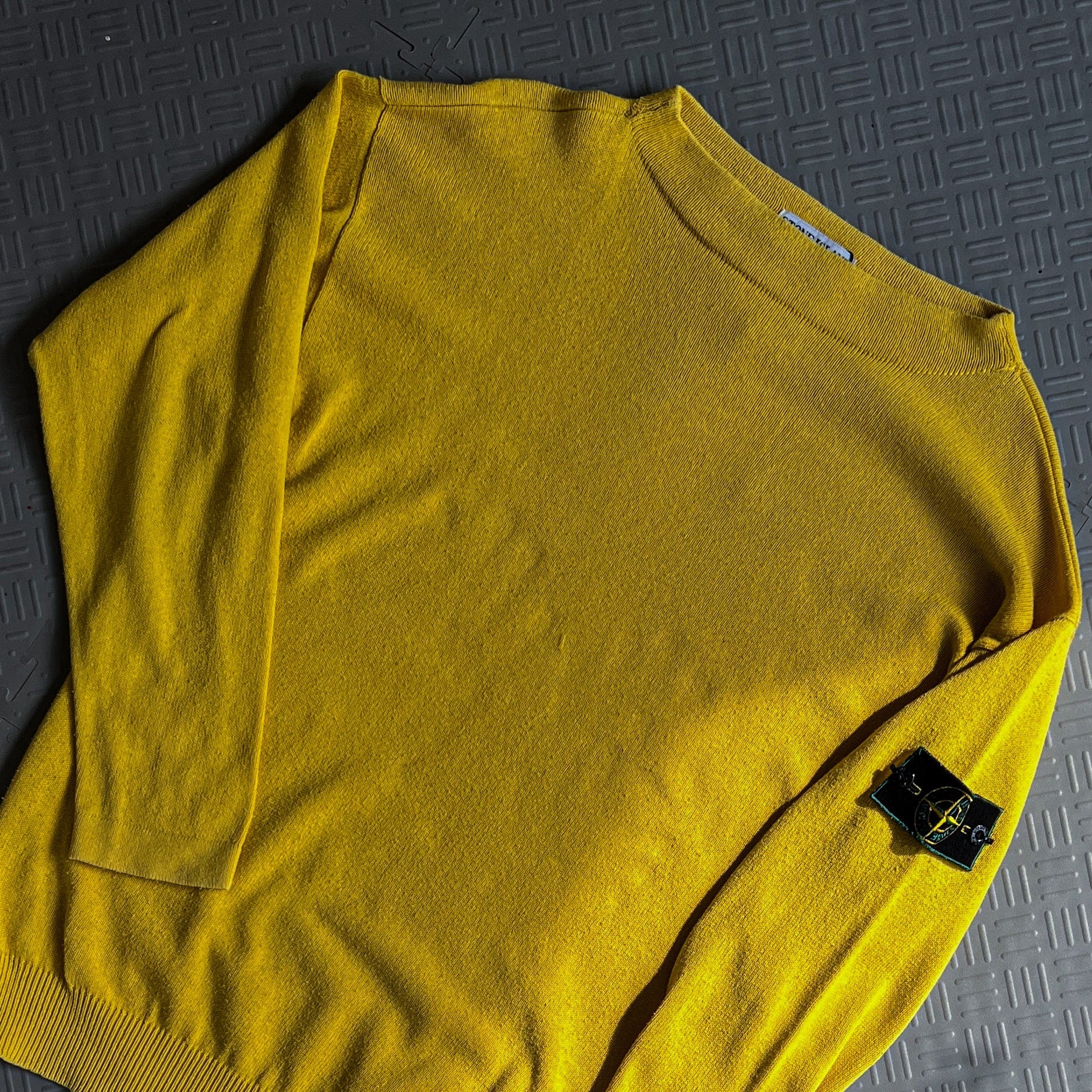 Stone Island Vintage Stone Island Green Edge Sweater (M)