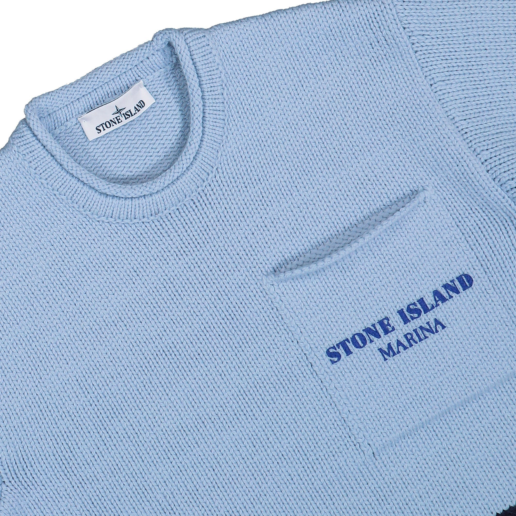 Stone Island Marina Crewneck Knit Sweatshirt
