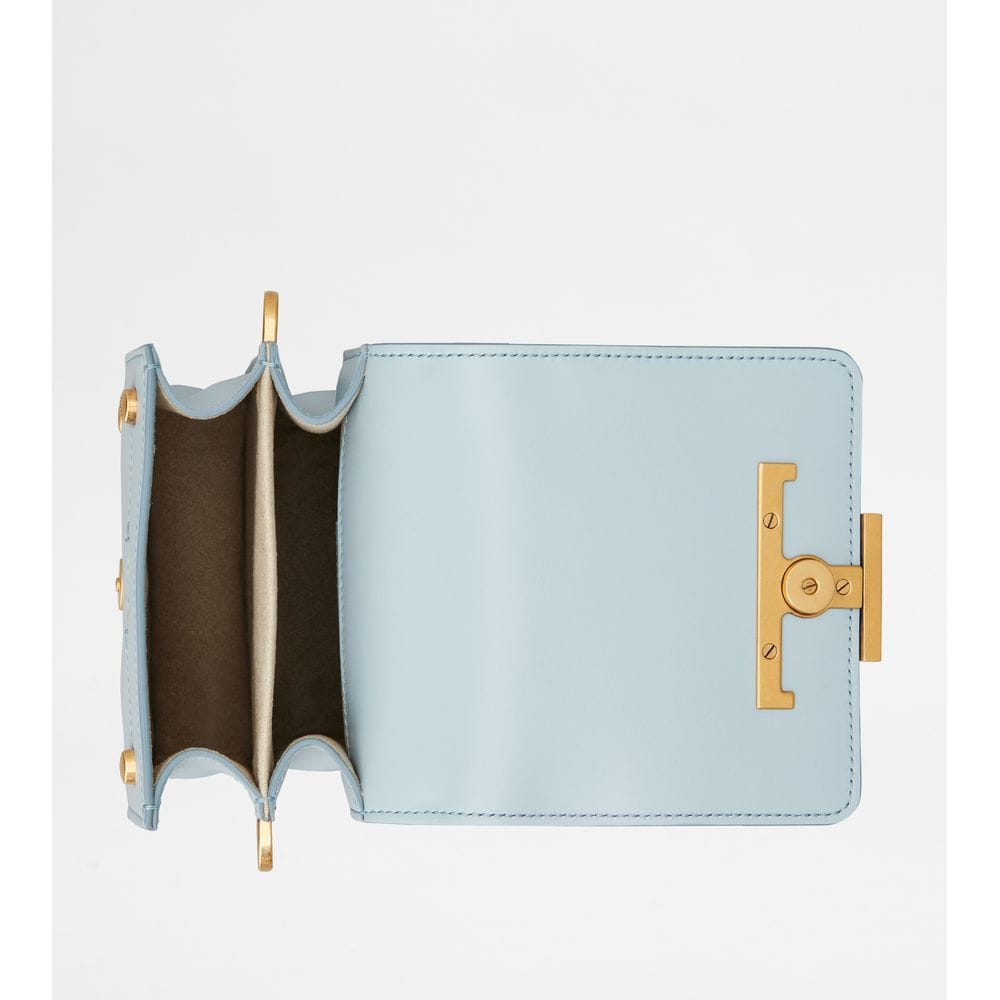 Tod's Tods T Timeless Bag In Leather Micro Blue