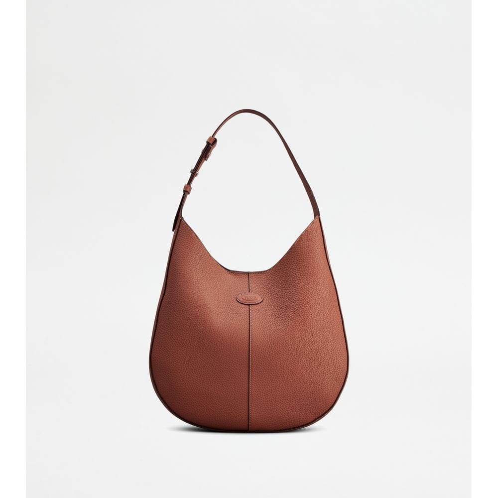 Tod's Tods Di Bag Hobo In Leather Small Brown