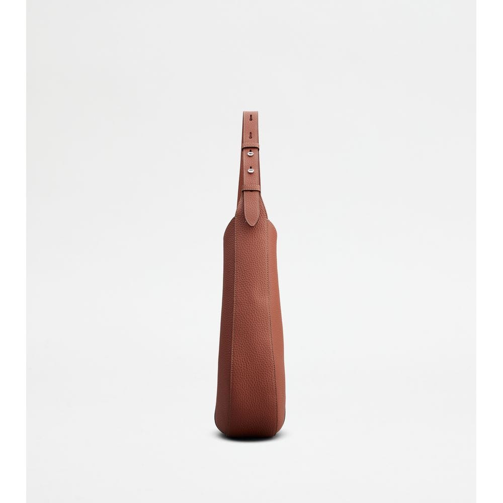 Tod's Tods Di Bag Hobo In Leather Small Brown