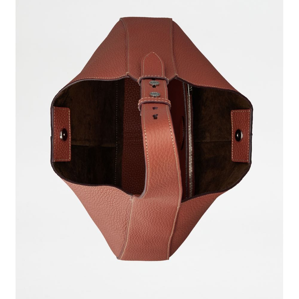 Tod's Tods Di Bag Hobo In Leather Small Brown
