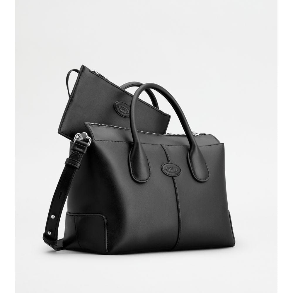 Tod's Tods Di Bag In Leather Small - Special Version Black