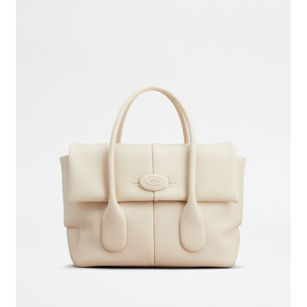 Tod's Tods Di Bag Reverse In Leather Small Off White