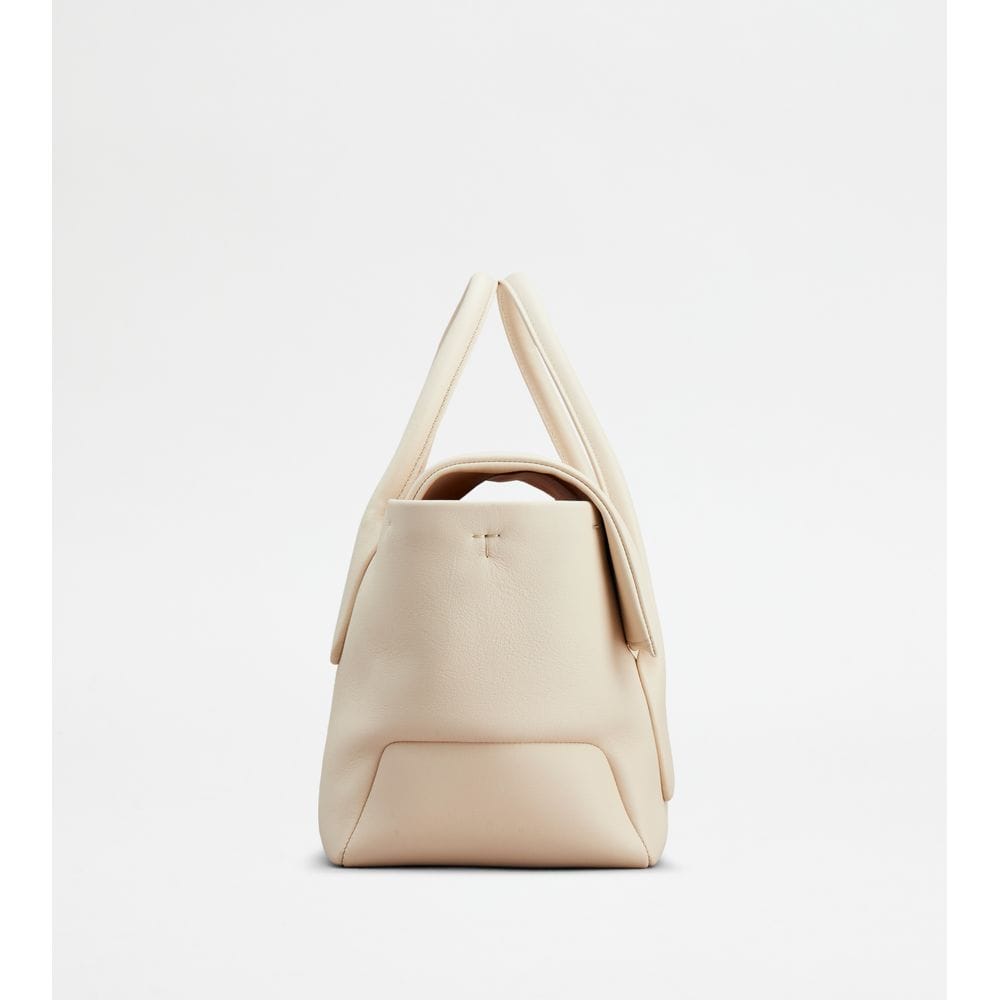 Tod's Tods Di Bag Reverse In Leather Small Off White