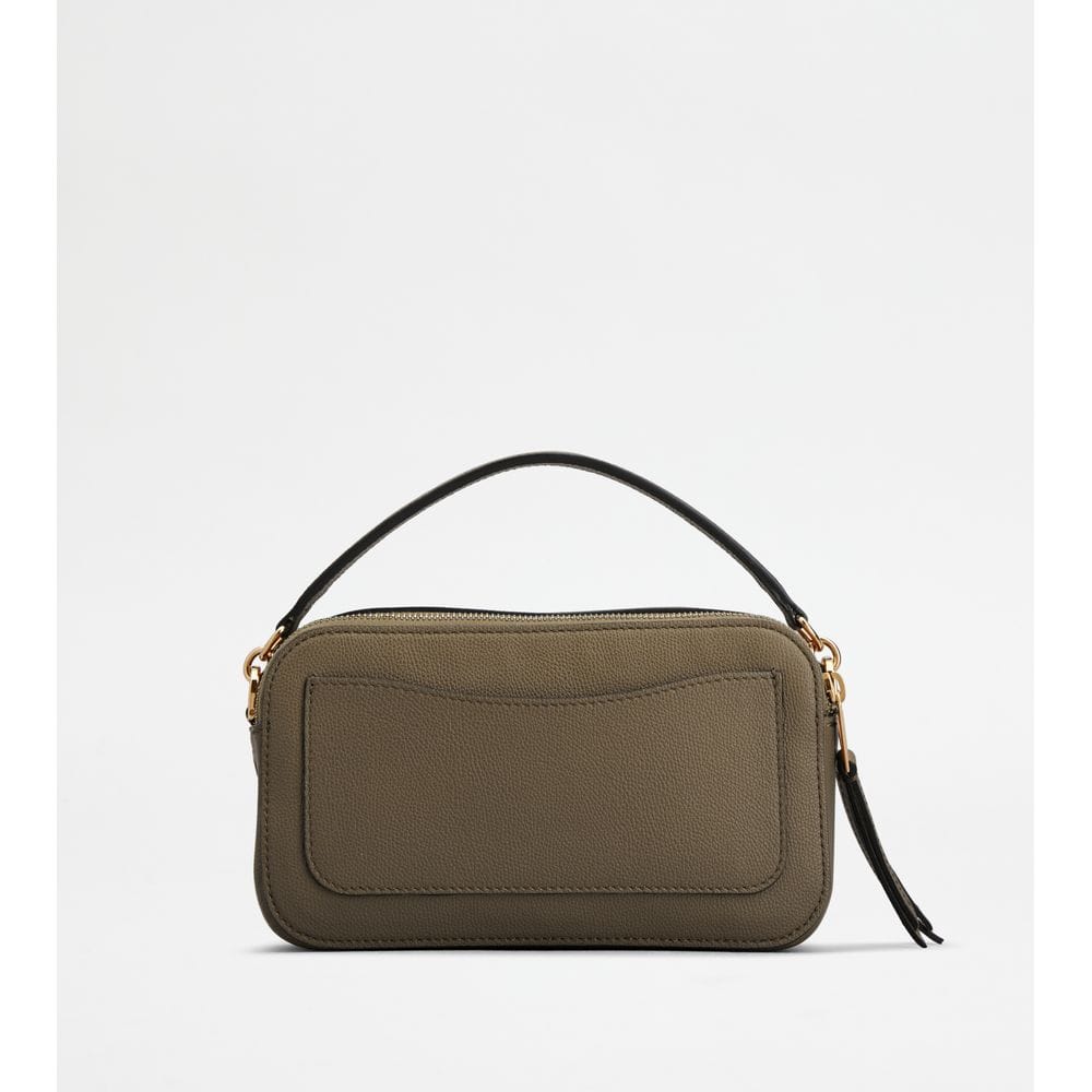 Tod's Tods T Timeless Camera Bag In Leather Mini Beige