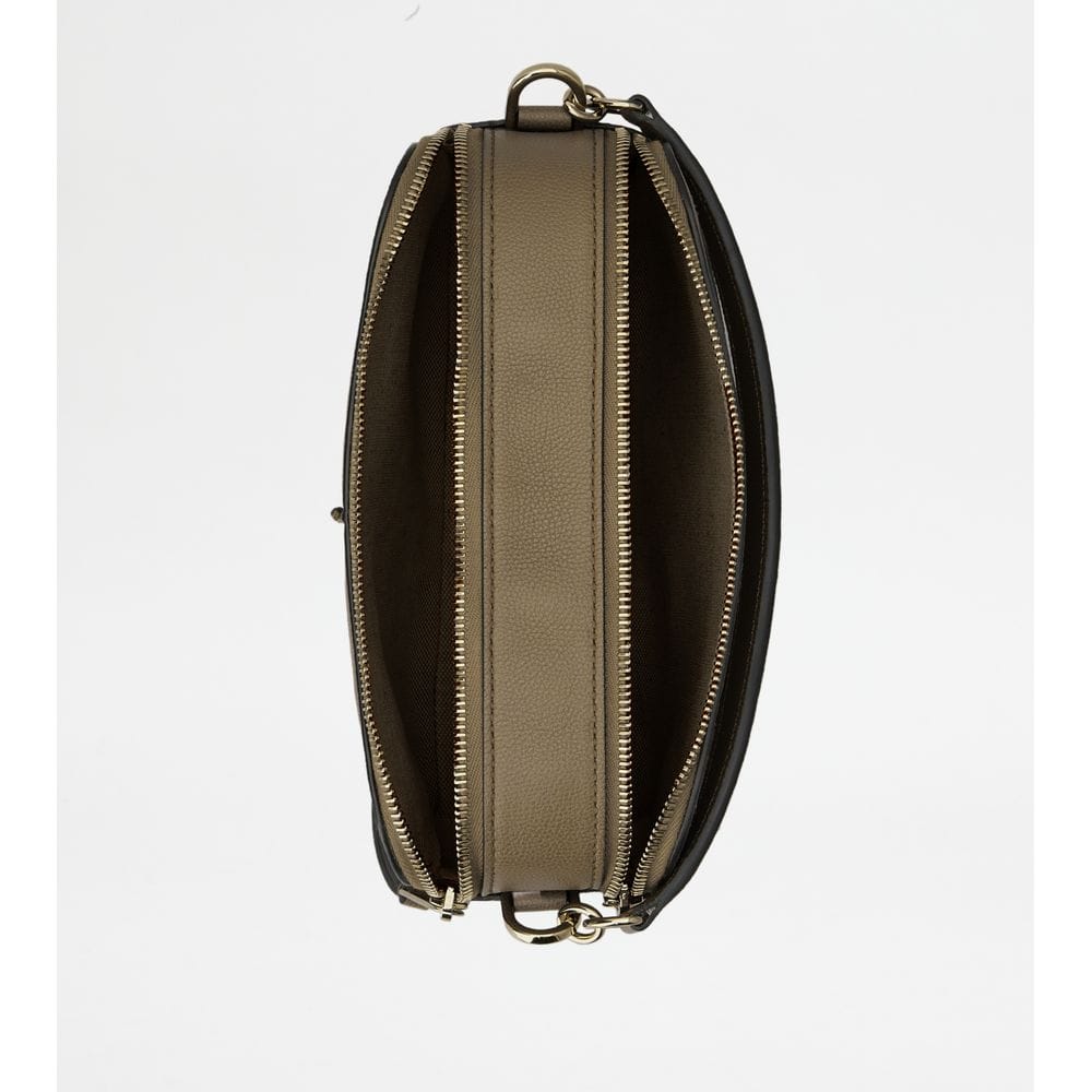 Tod's Tods T Timeless Camera Bag In Leather Mini Beige