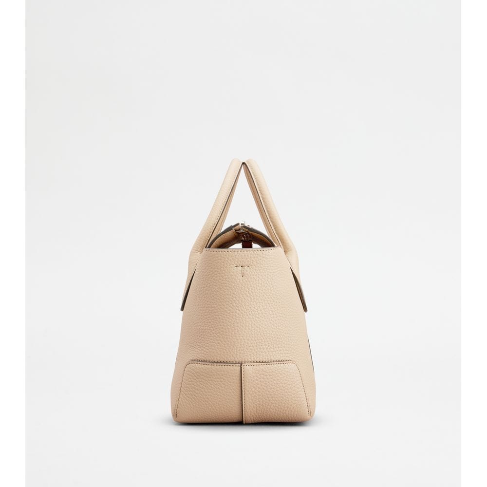 Tod's Tods Di Bag In Leather Small Beige