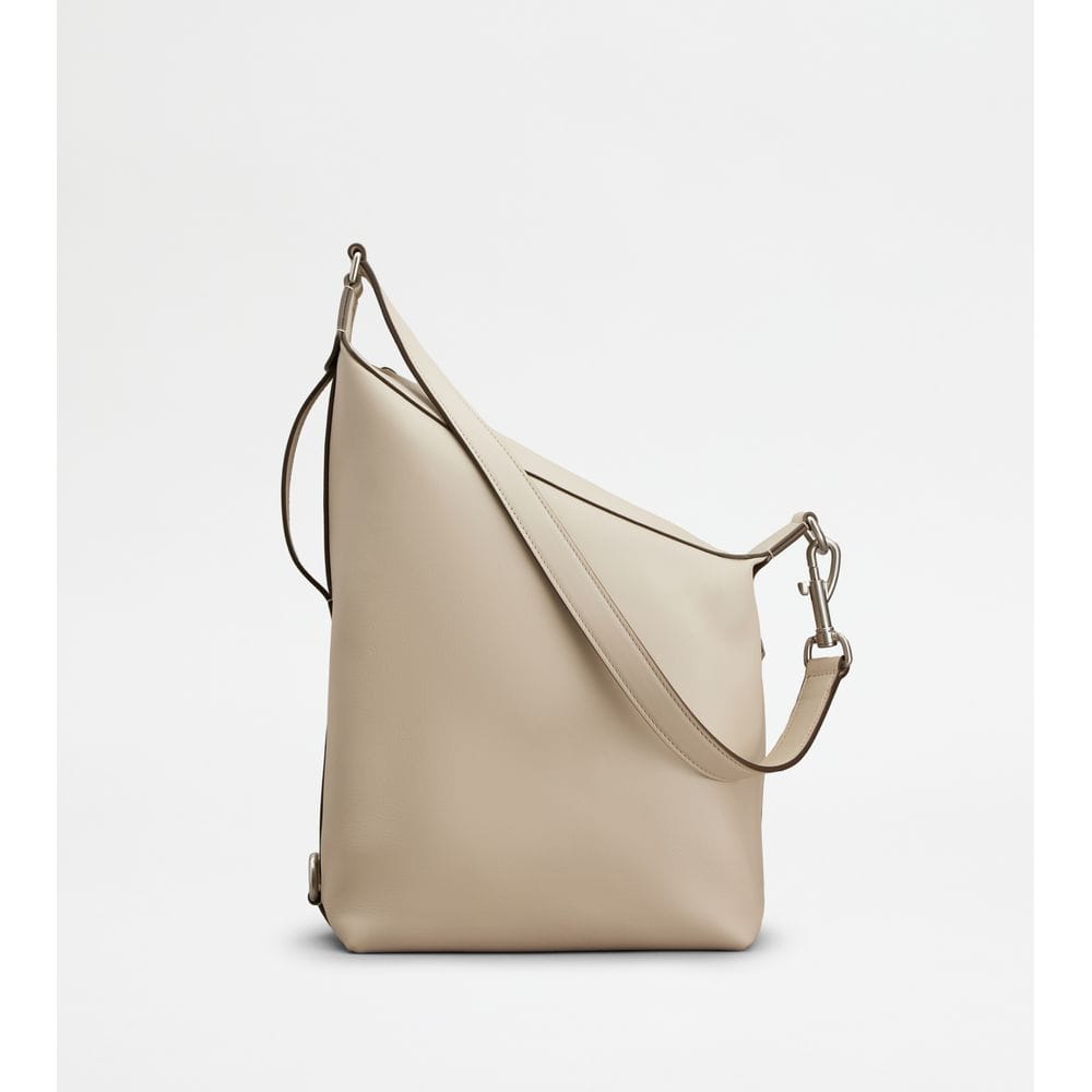 Tod's Tods Tods Meda Bag In Leather Small Off White