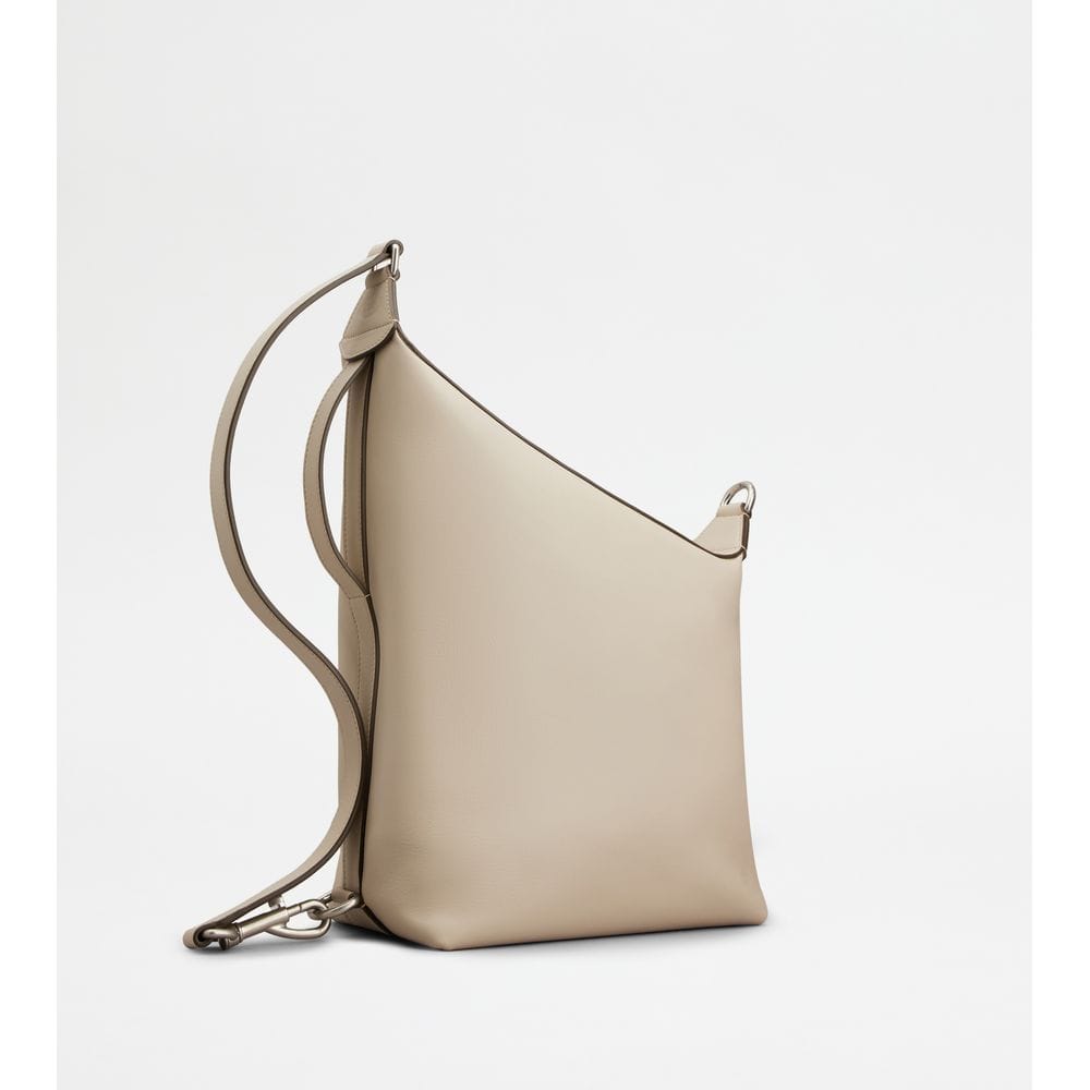 Tod's Tods Tods Meda Bag In Leather Small Off White