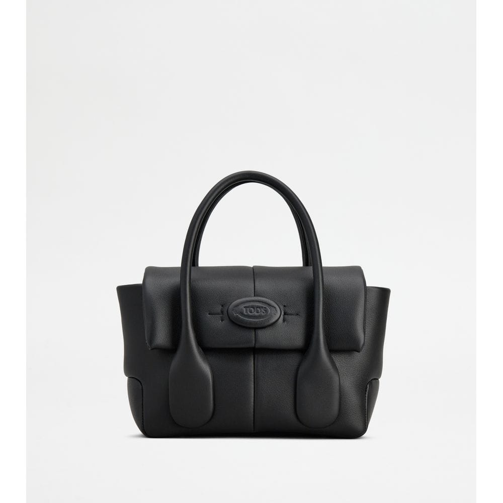 Tod's Tods Di Bag Reverse In Leather Mini Black