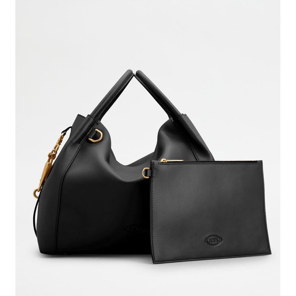 Tod's Tods Satchel In Leather Small Black