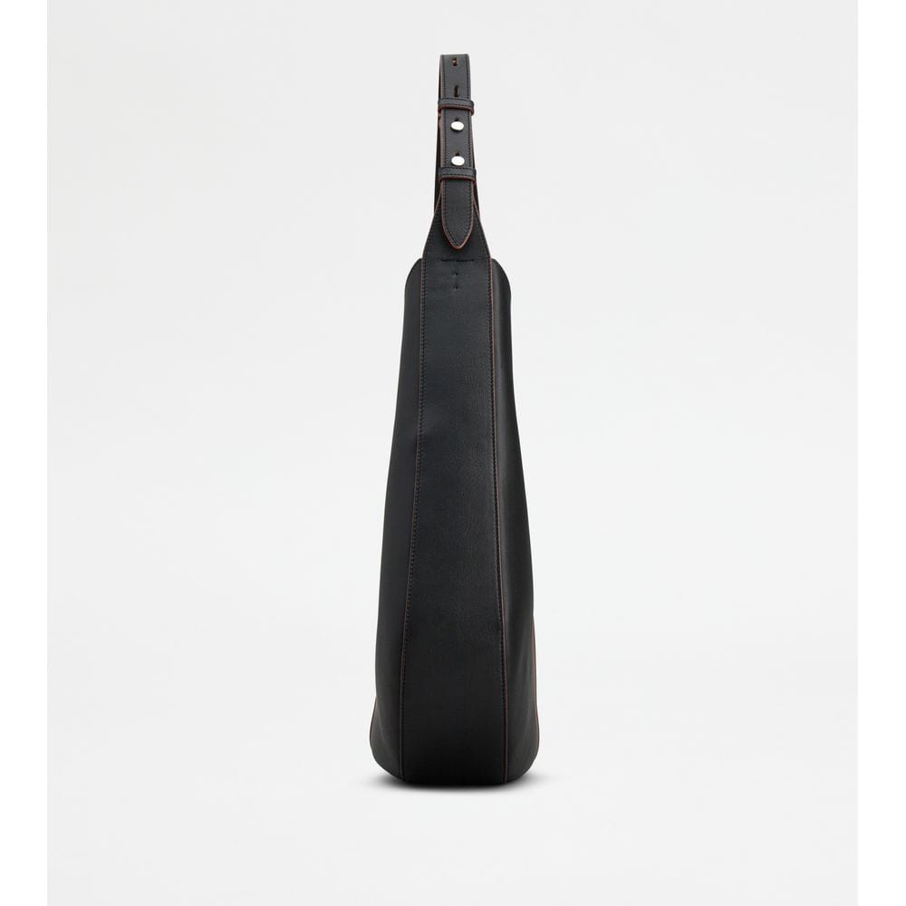Tod's Tods Di Bag Hobo In Leather Medium Black