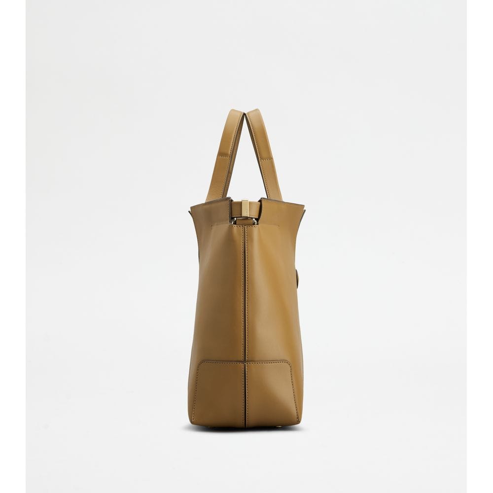 Tod's Tods Di Bag Folio In Leather Small Brown