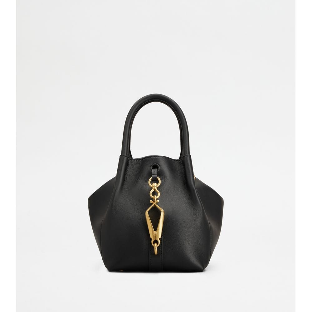 Tod's Tods Satchel In Leather Mini Black