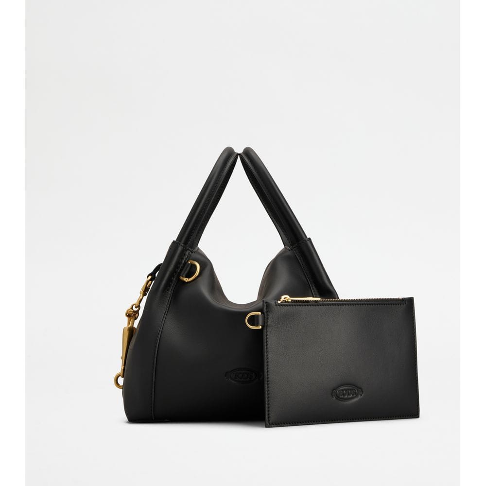 Tod's Tods Satchel In Leather Mini Black