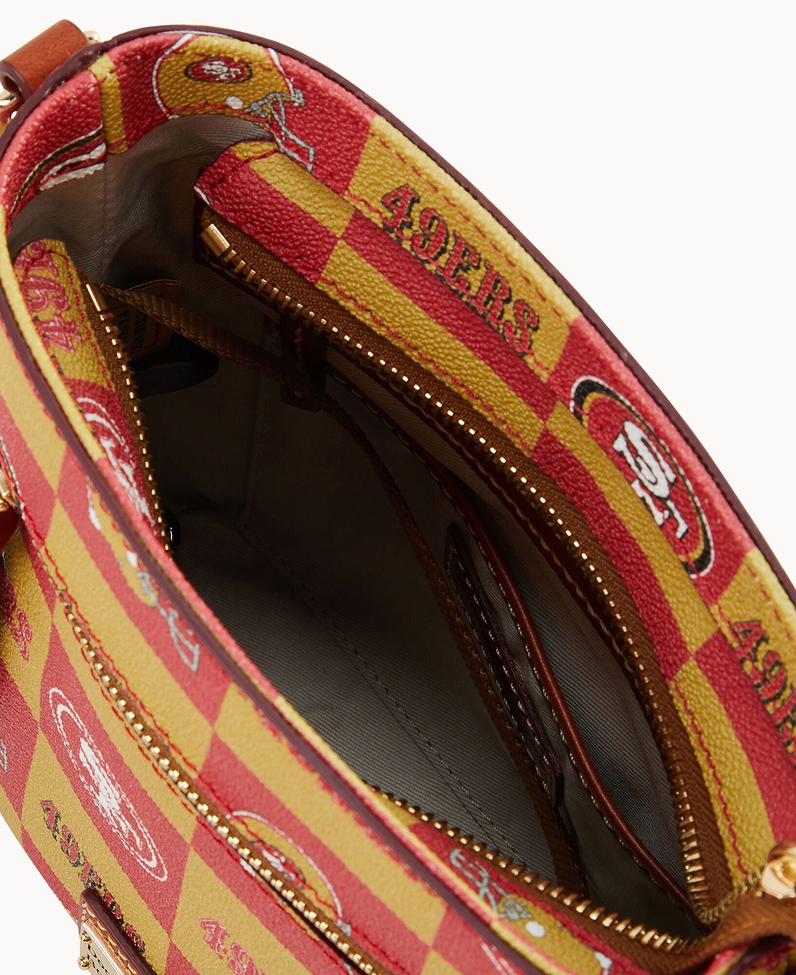 Dooney & Bourke NFL 49ERS Small Zip Crossbody