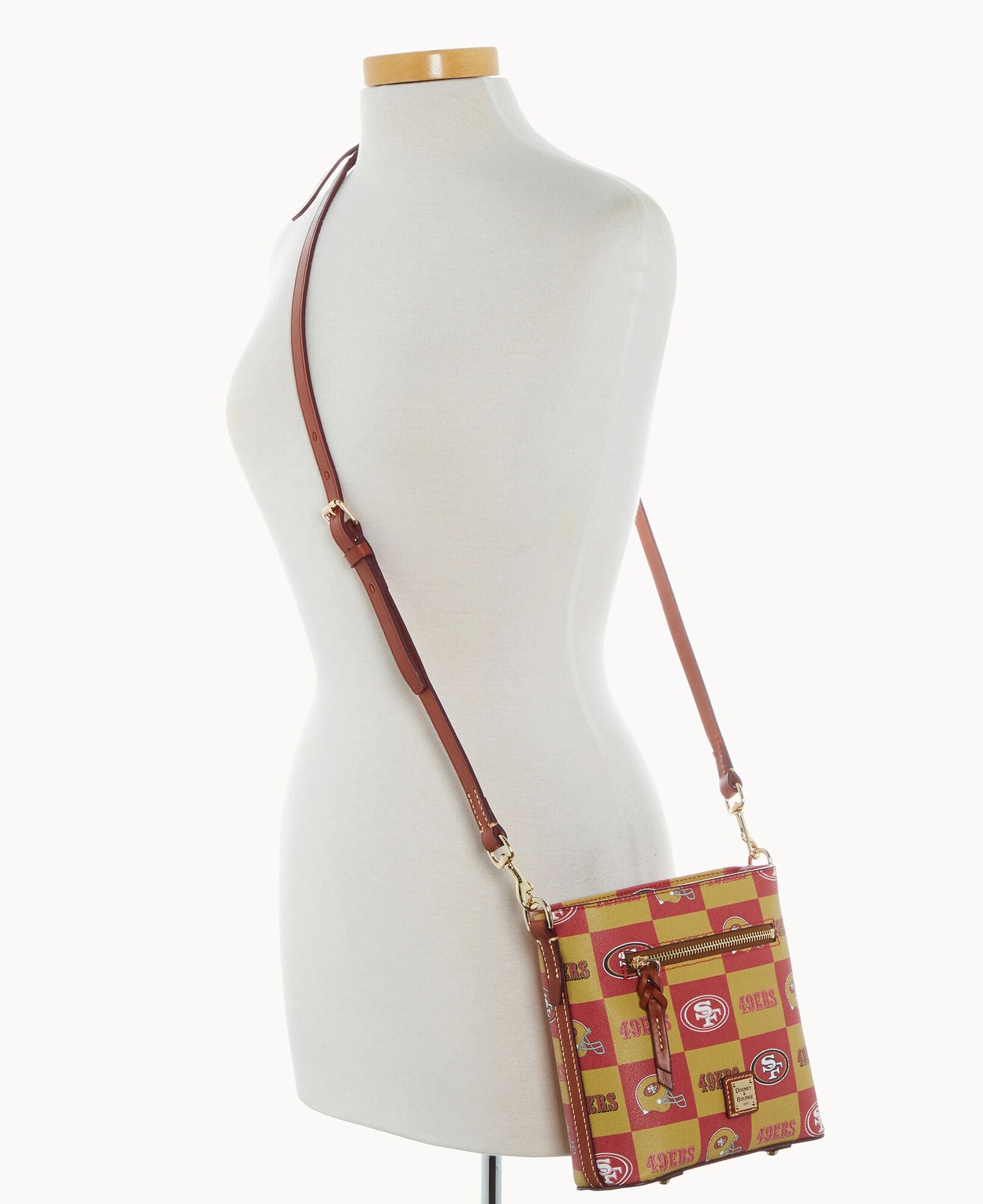 Dooney & Bourke NFL 49ERS Small Zip Crossbody