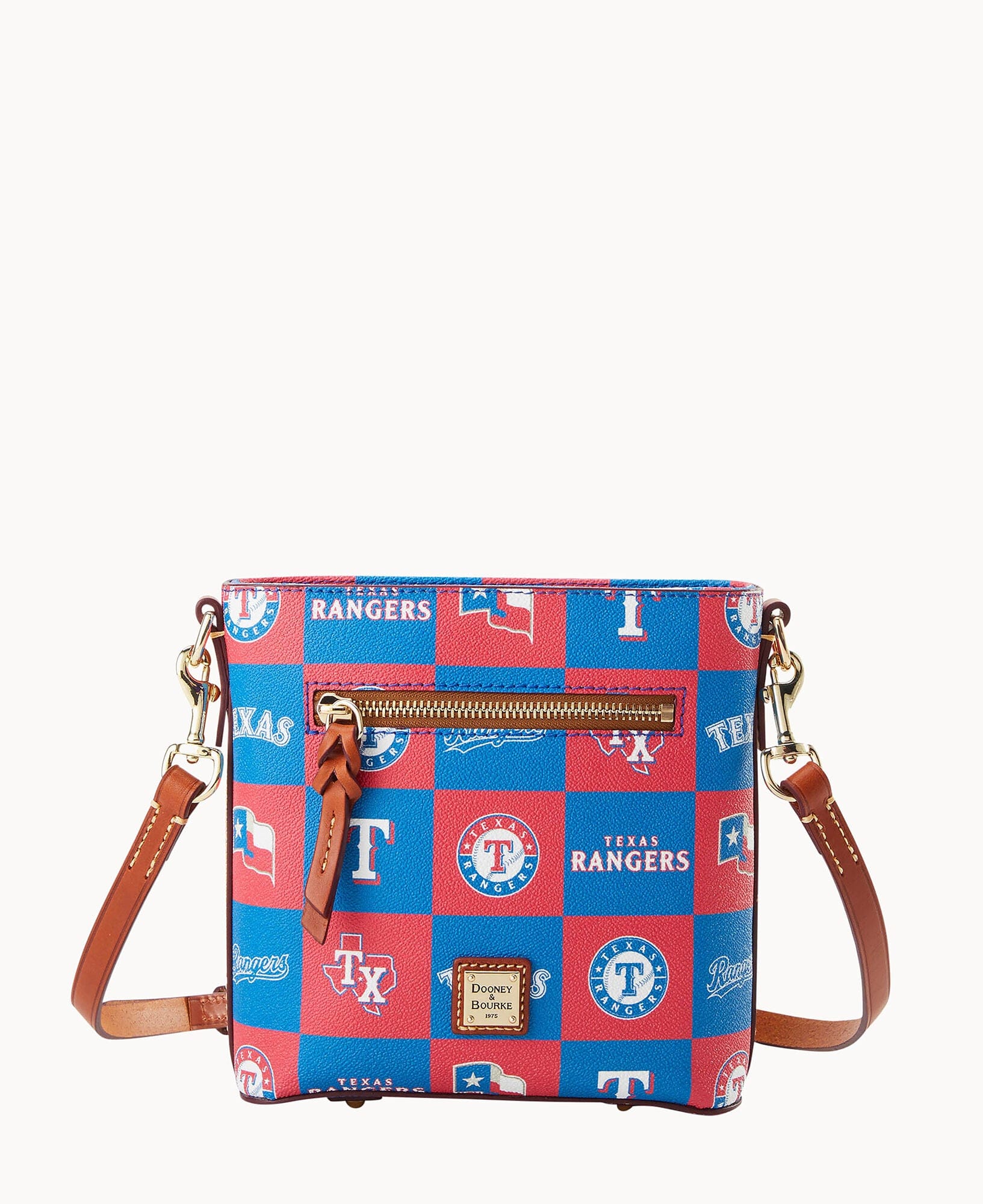 Dooney & Bourke MLB Rangers Small Zip Crossbody