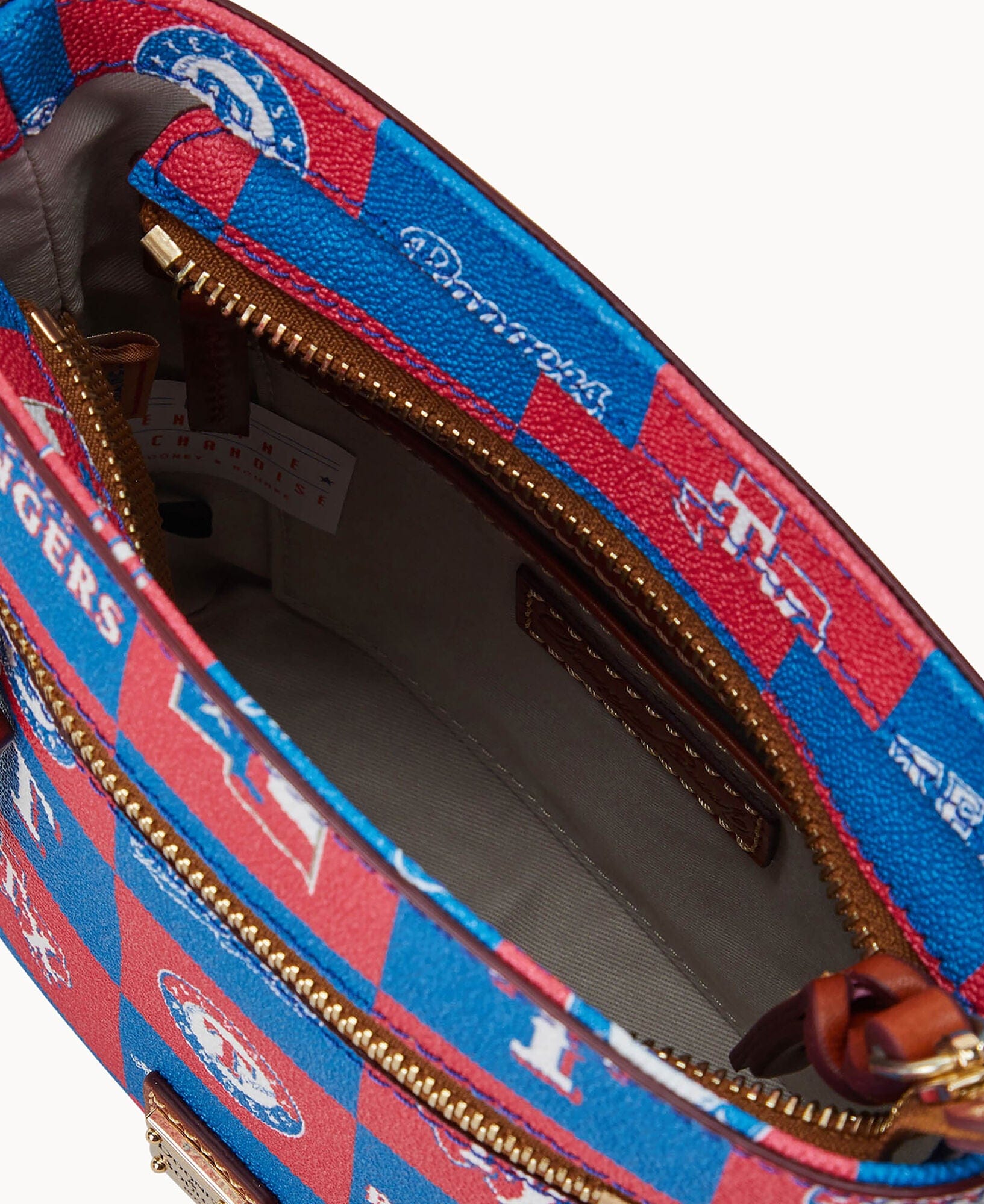 Dooney & Bourke MLB Rangers Small Zip Crossbody