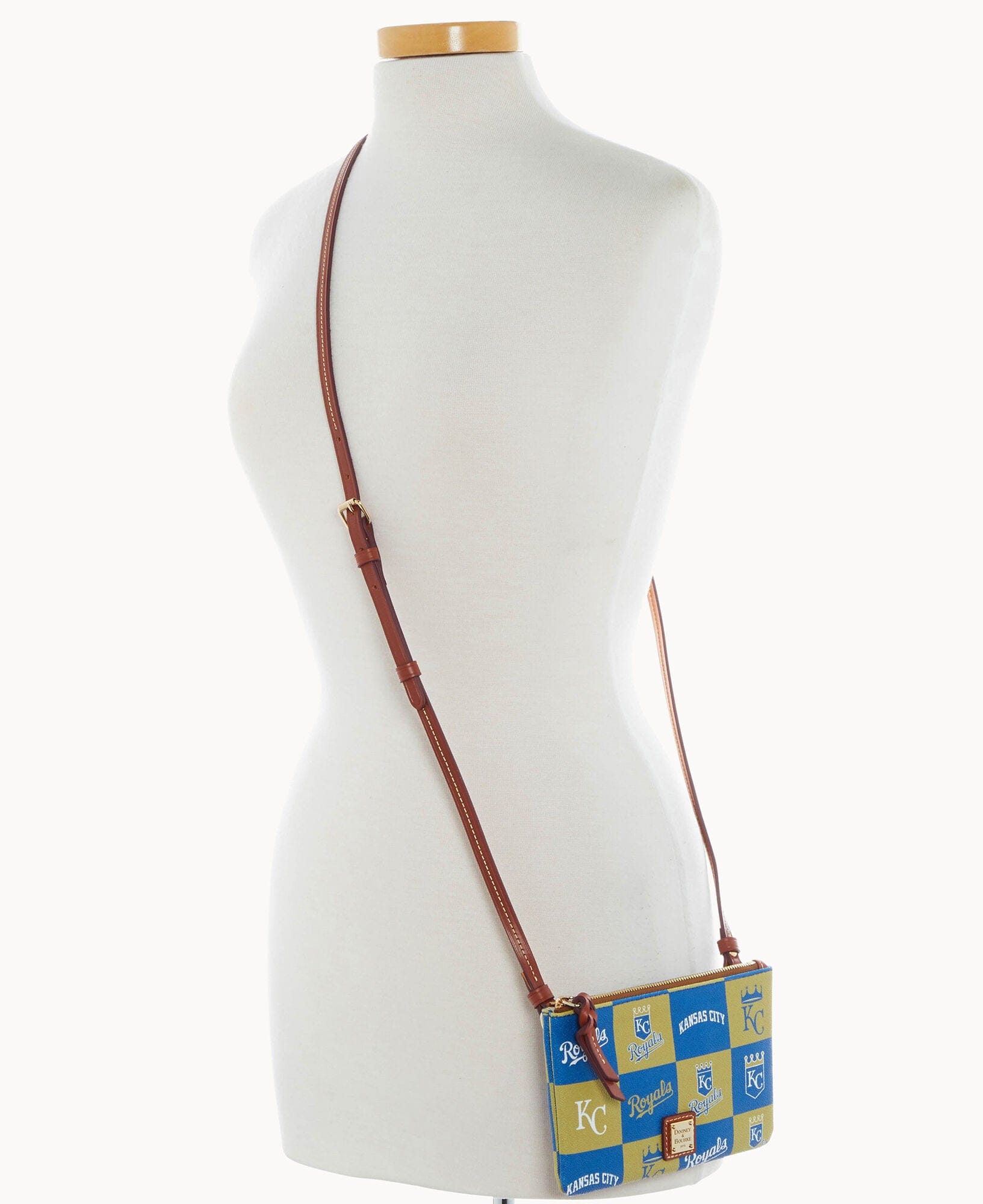Dooney & Bourke MLB Royals Top Zip Crossbody