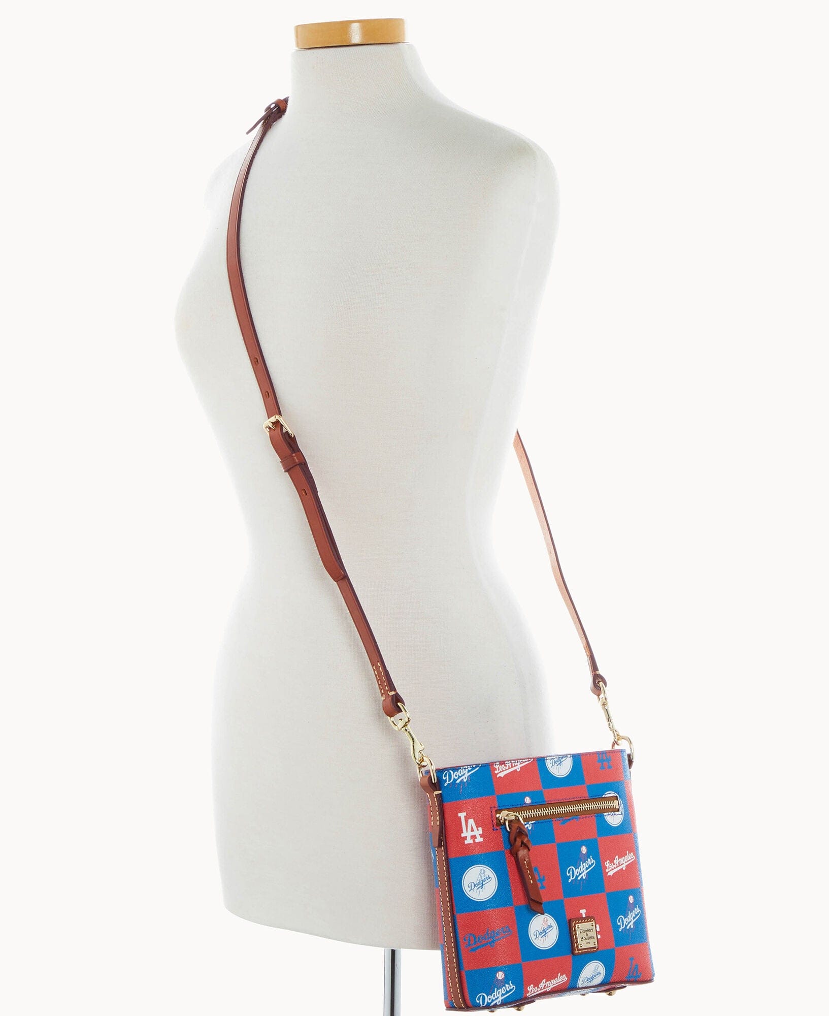 Dooney & Bourke MLB Dodgers Small Zip Crossbody