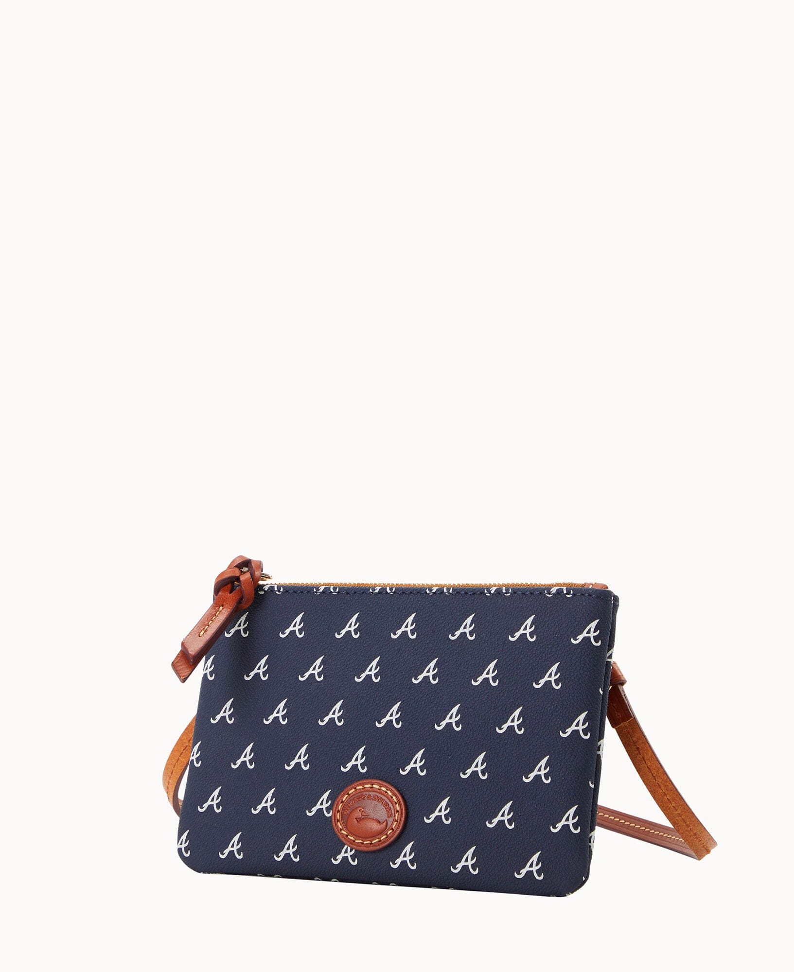 Dooney & Bourke MLB Braves Top Zip Crossbody