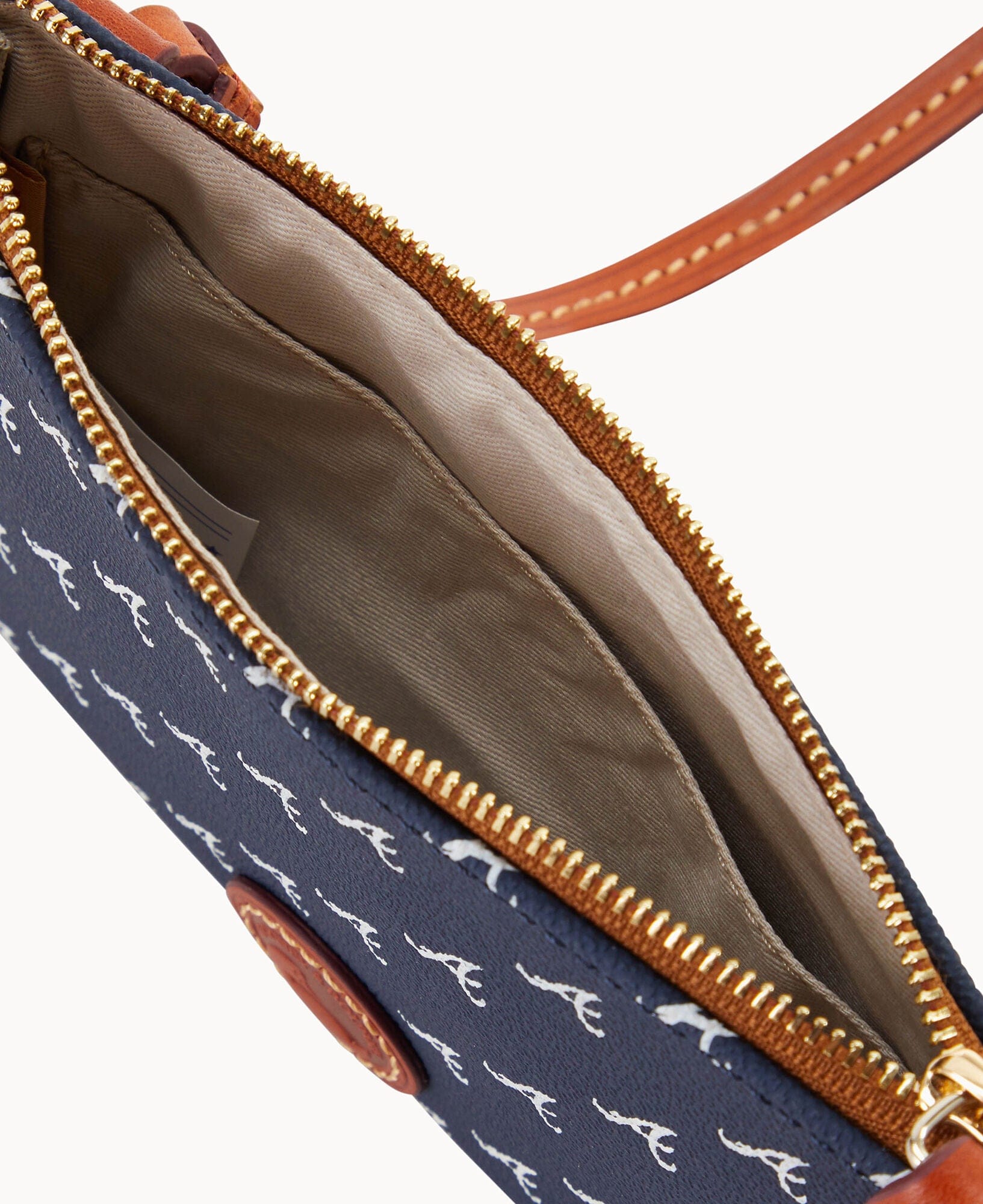 Dooney & Bourke MLB Braves Top Zip Crossbody