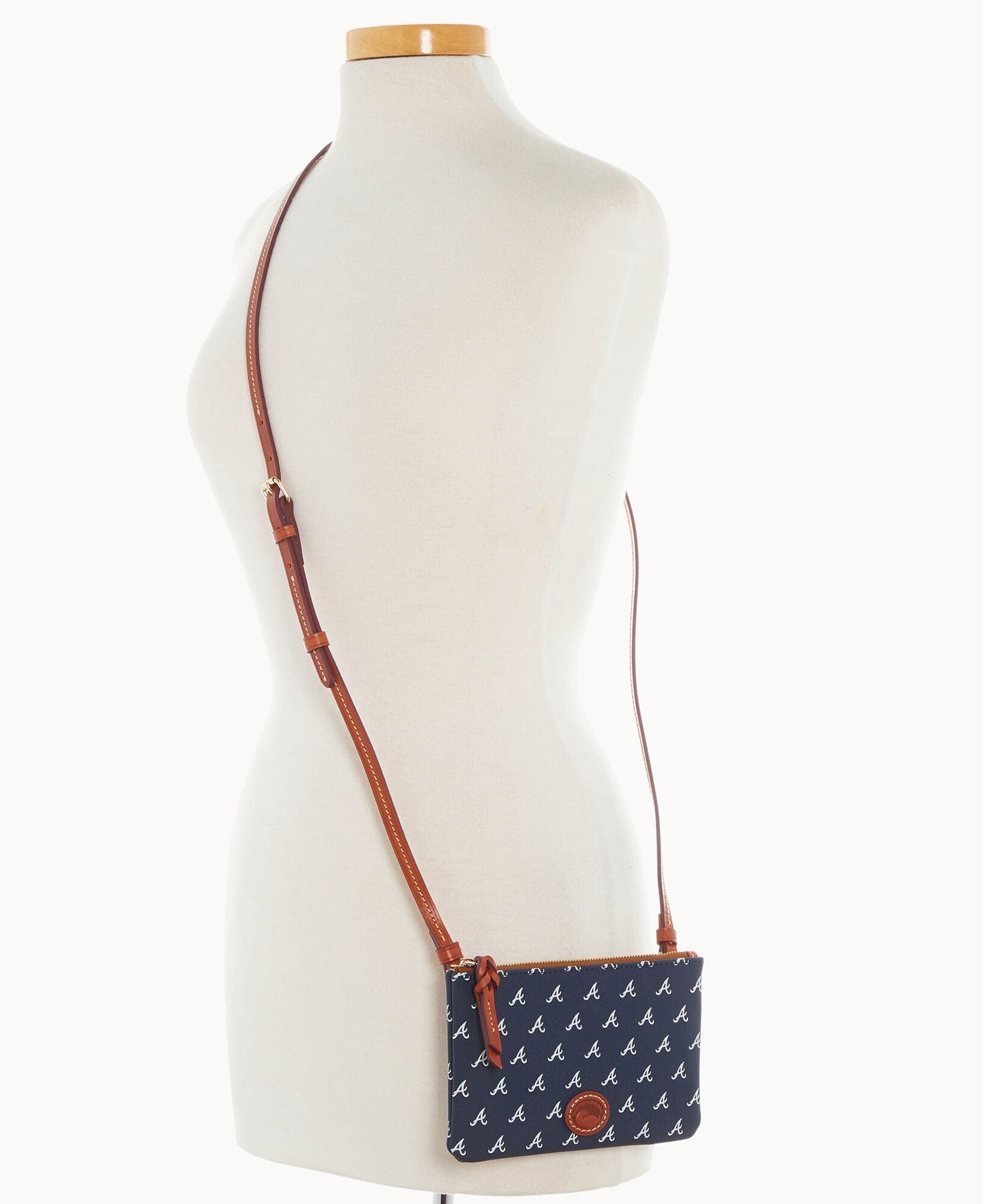 Dooney & Bourke MLB Braves Top Zip Crossbody