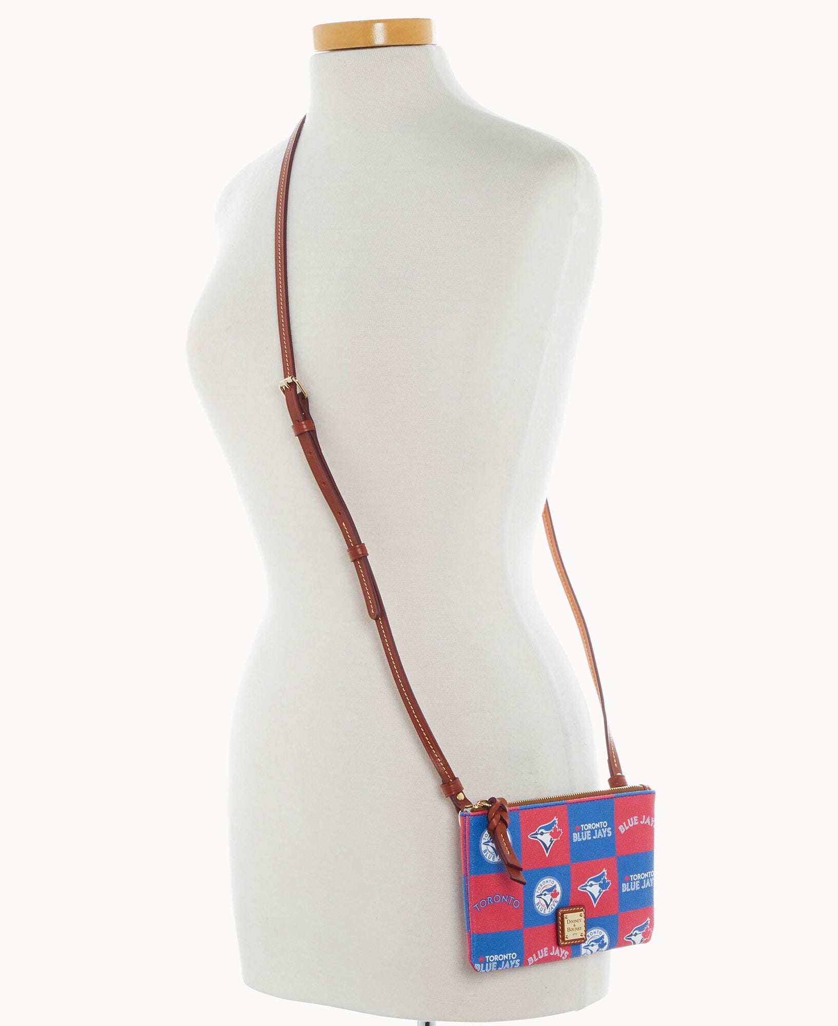 Dooney & Bourke MLB Blue Jays Top Zip Crossbody