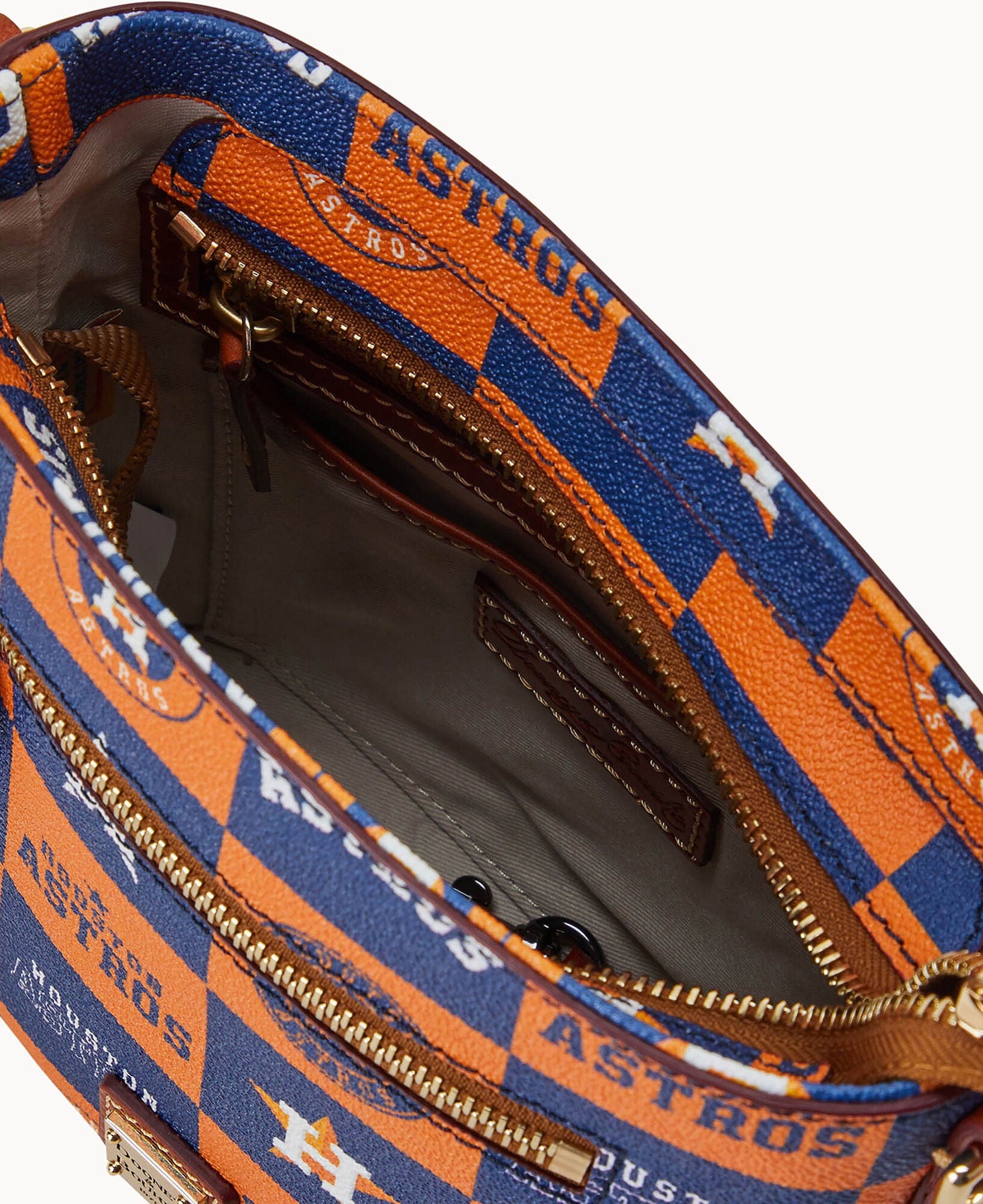 Dooney & Bourke MLB Astros Small Zip Crossbody