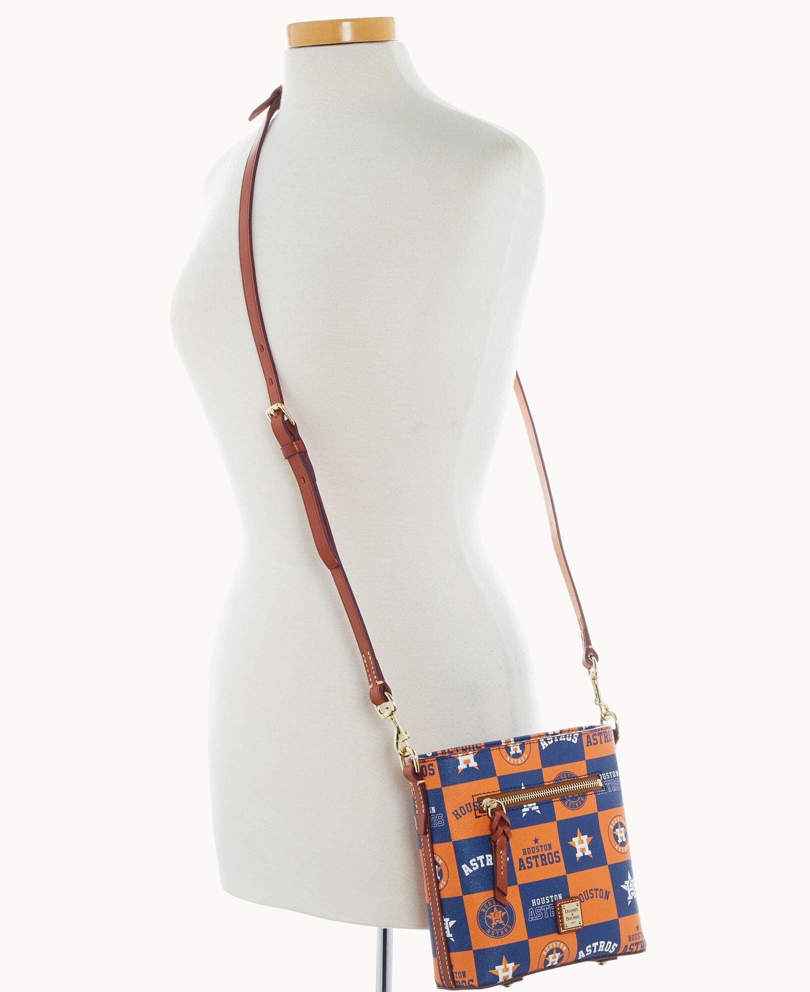 Dooney & Bourke MLB Astros Small Zip Crossbody