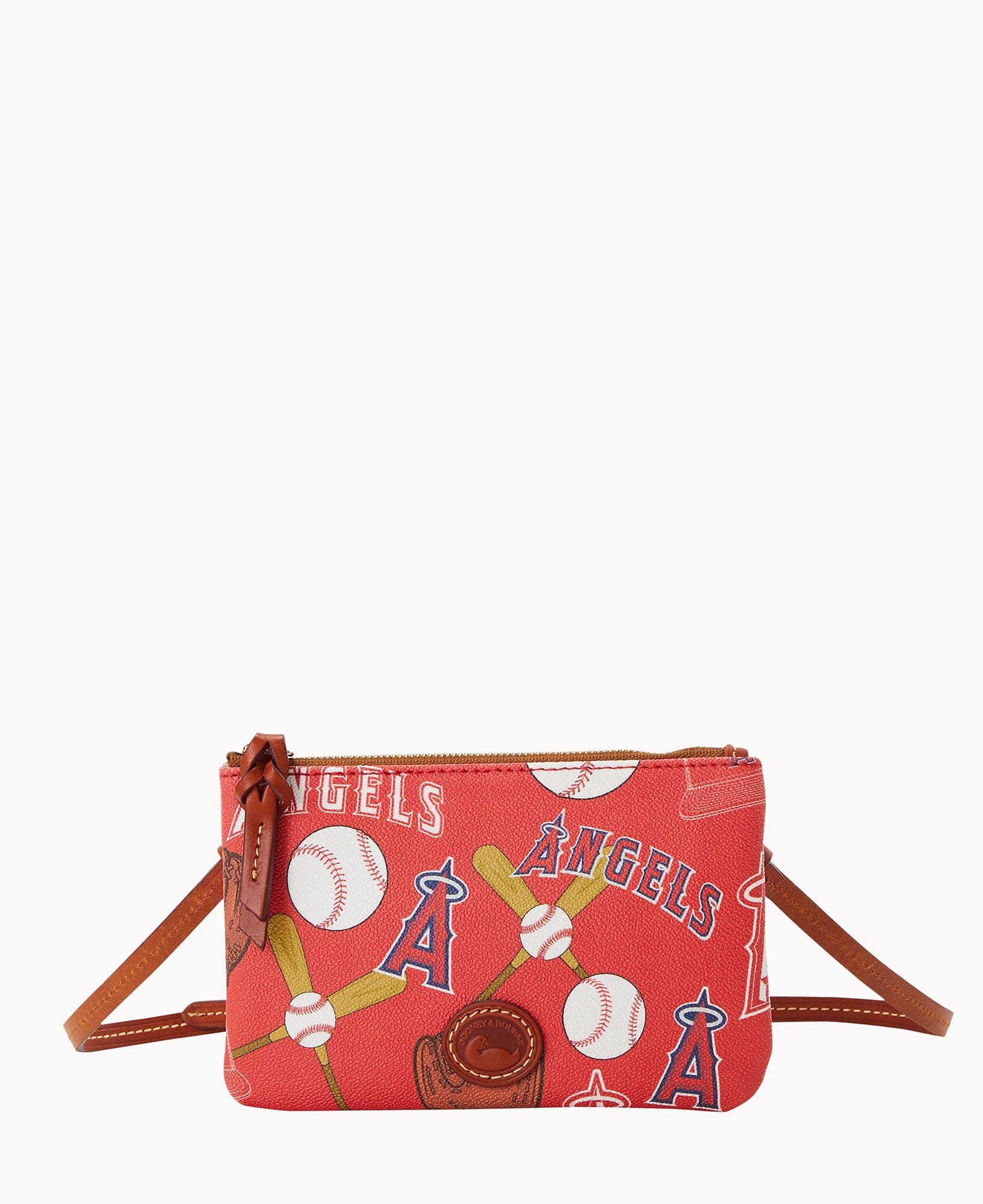 Dooney & Bourke MLB Angels Top Zip Crossbody