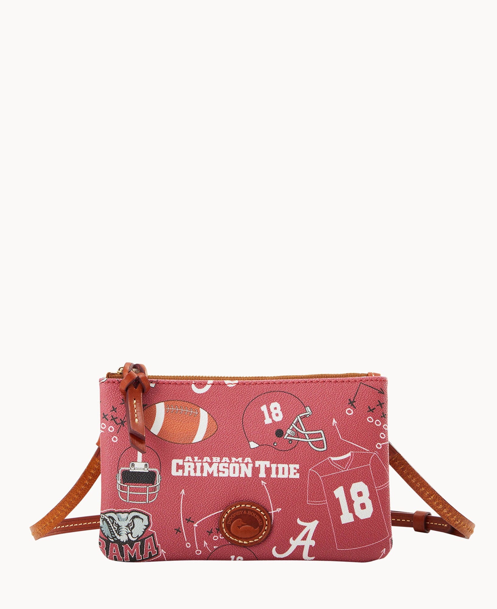 Dooney & Bourke Collegiate University of Alabama Top Zip Crossbody