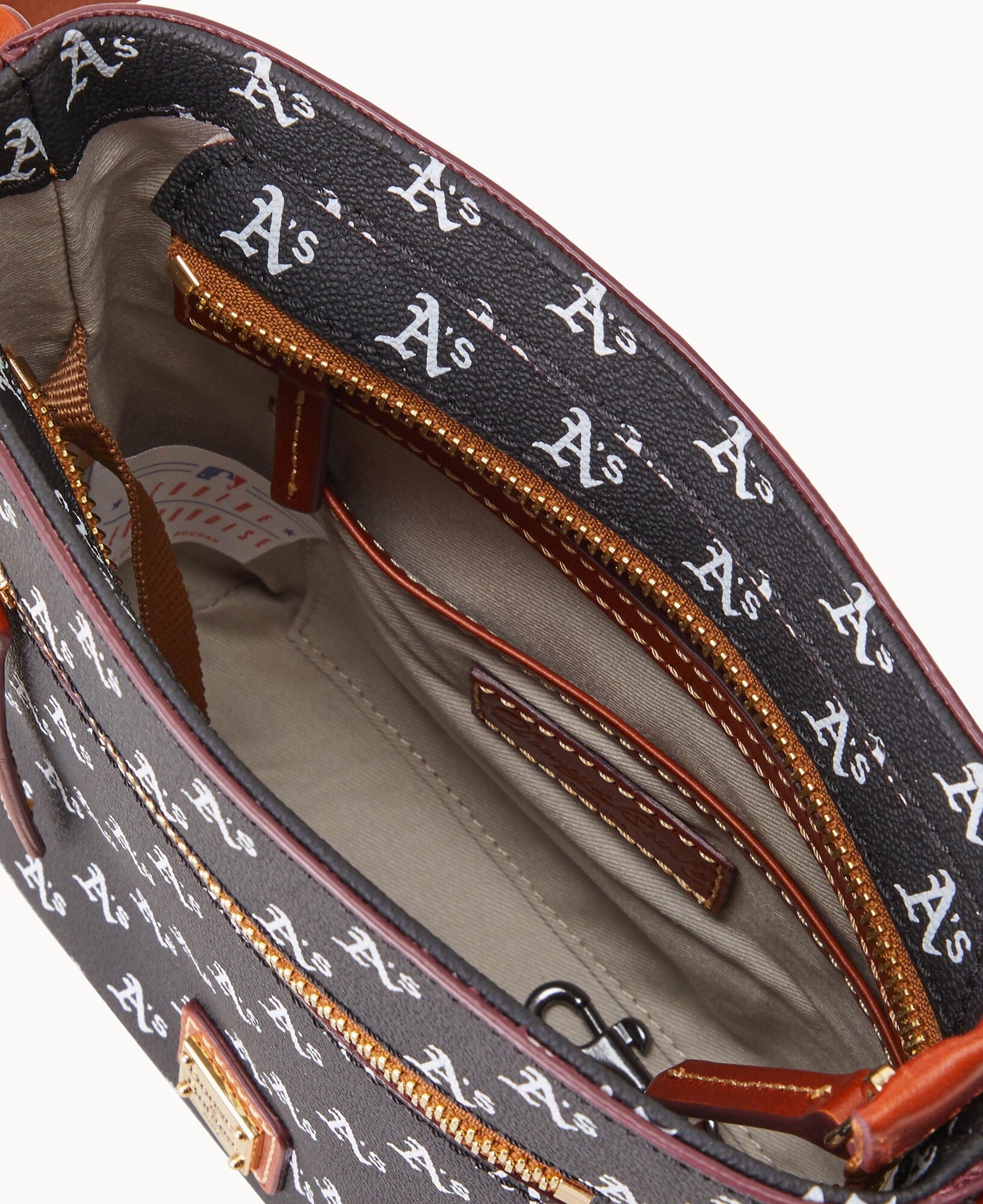 Dooney & Bourke MLB Athletics Small Zip Crossbody