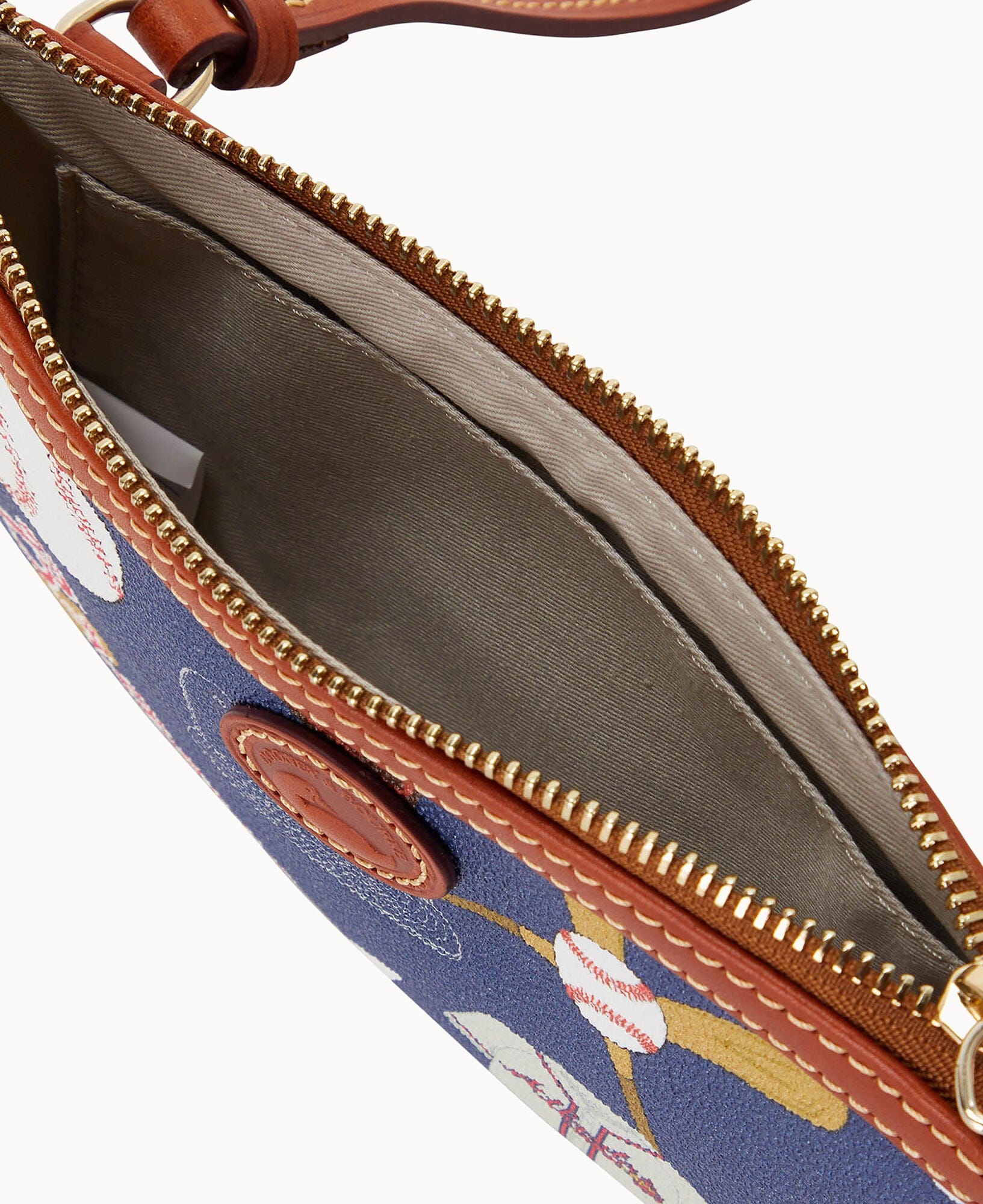 Dooney & Bourke MLB Braves Large Slim Crossbody