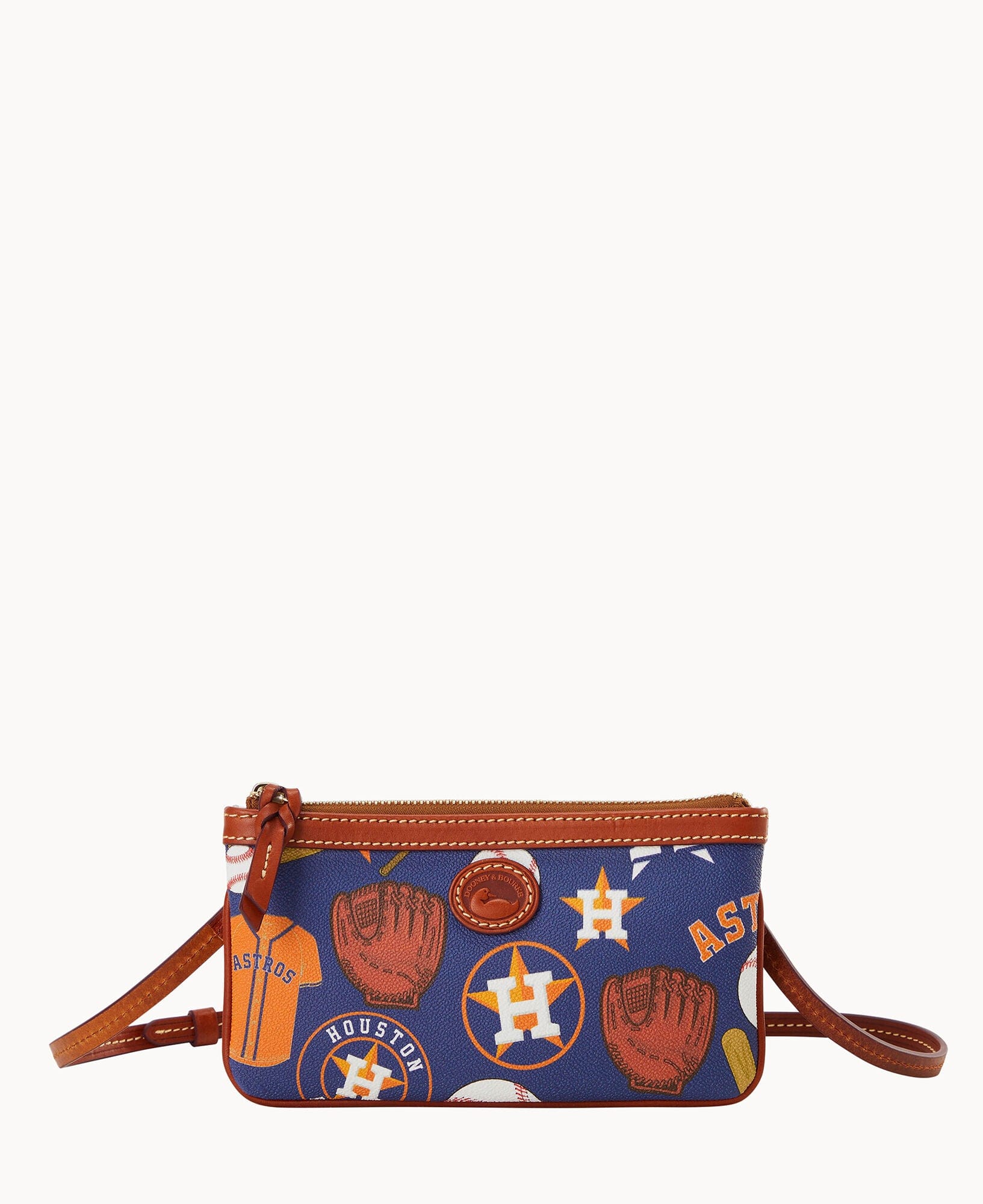 Dooney & Bourke MLB Astros Large Slim Crossbody