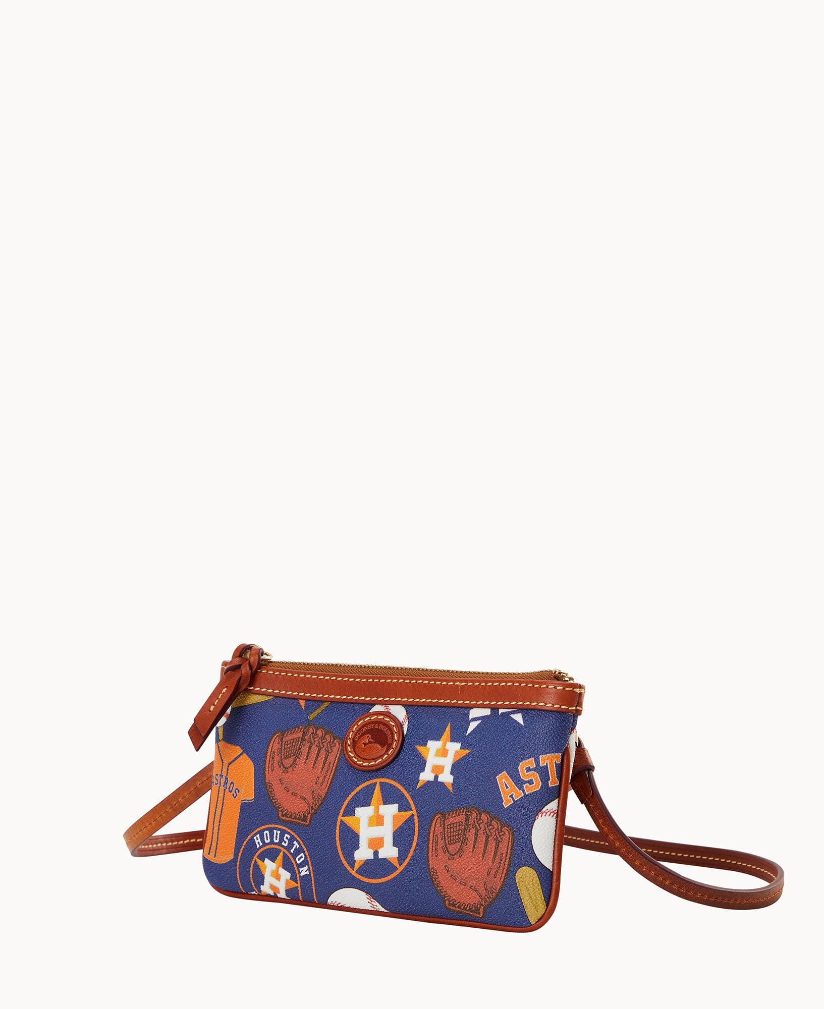 Dooney & Bourke MLB Astros Large Slim Crossbody