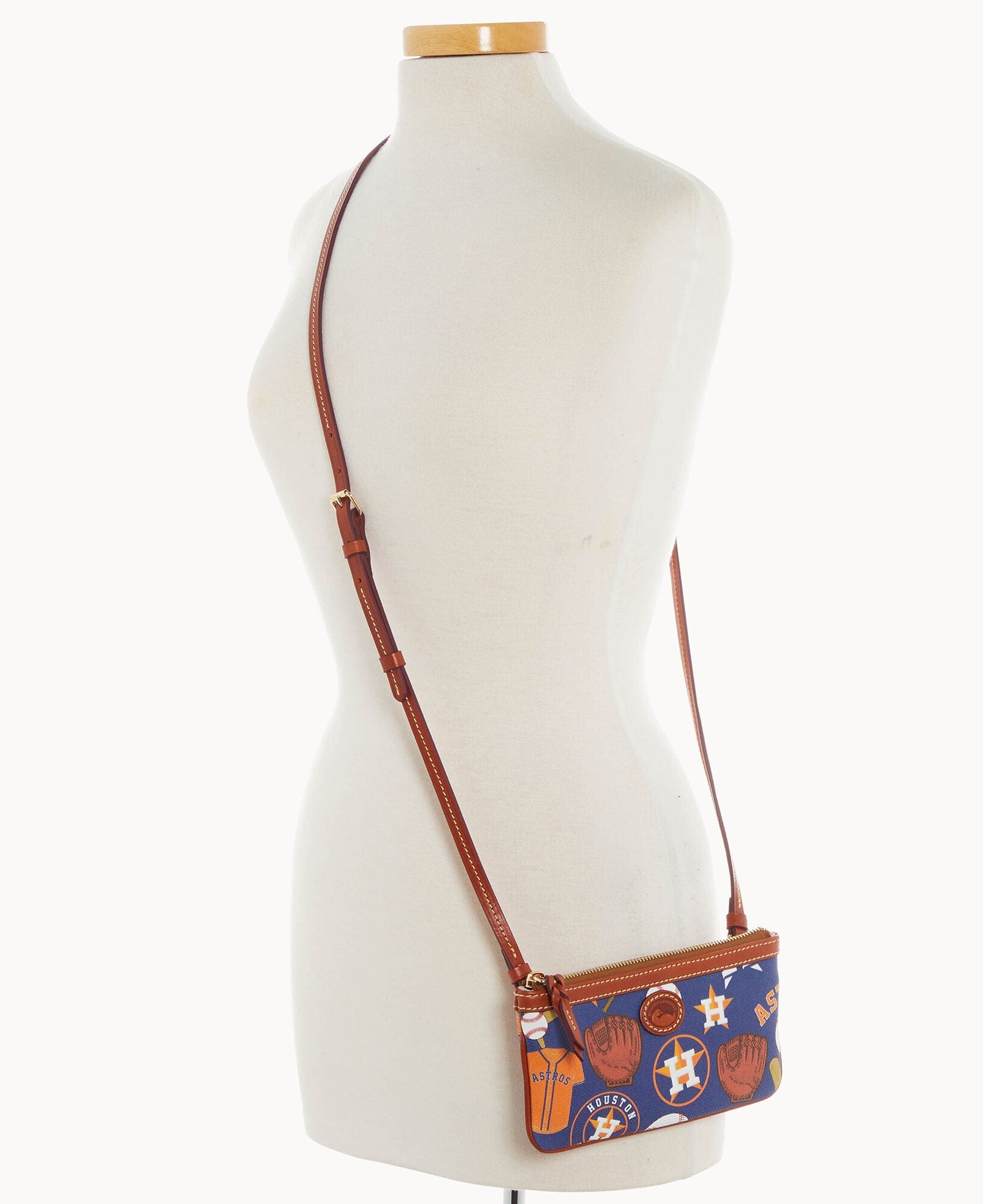 Dooney & Bourke MLB Astros Large Slim Crossbody