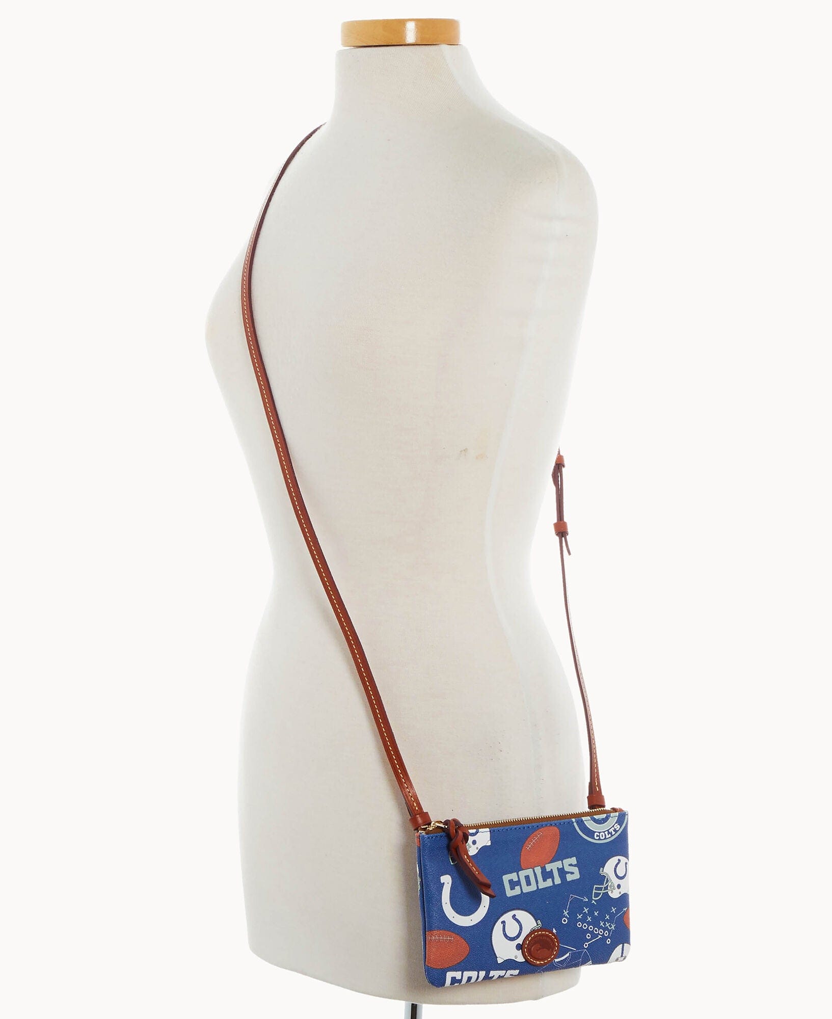 Dooney & Bourke NFL Colts Top Zip Crossbody