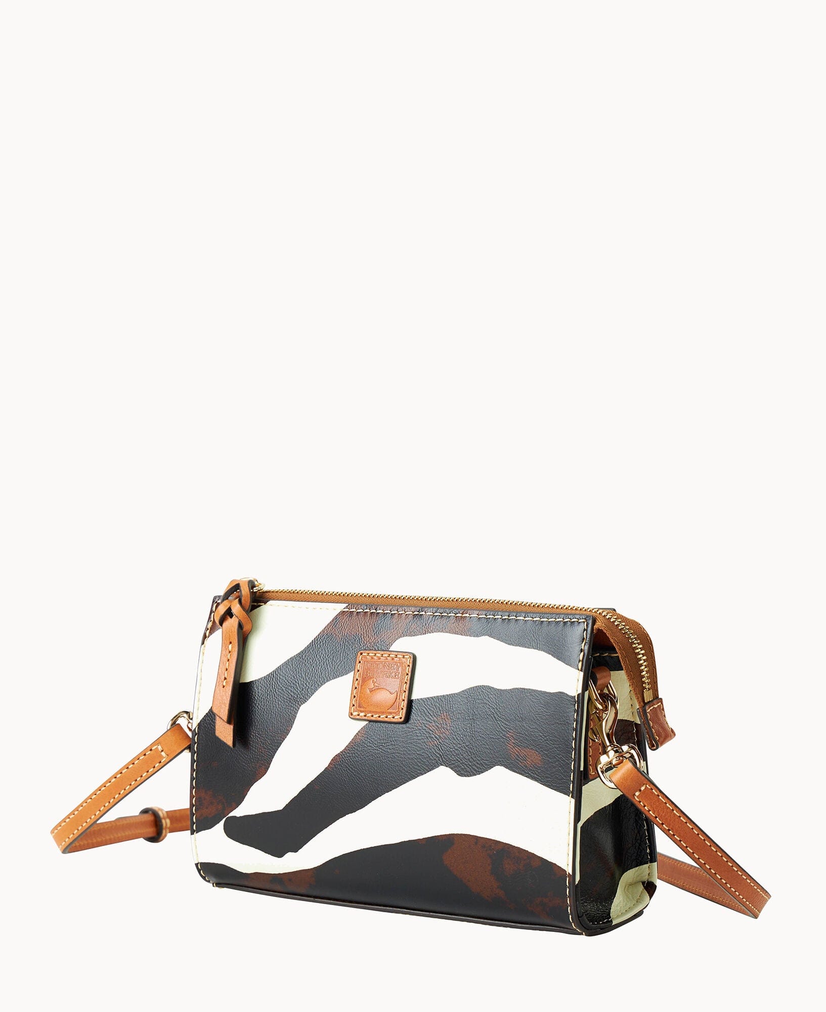 Dooney & Bourke Zebra Leather Janine Crossbody