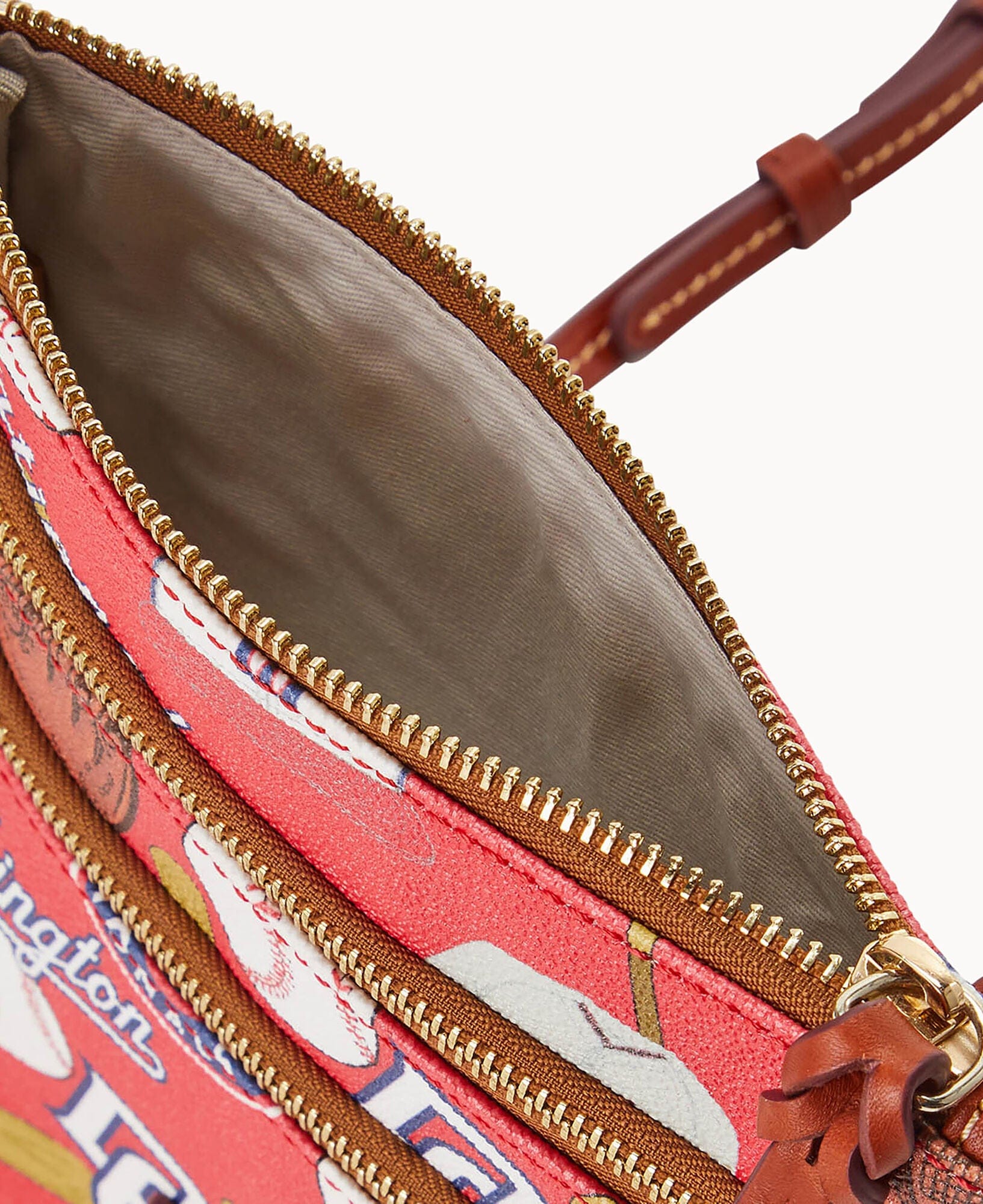 Dooney & Bourke MLB Nationals Triple Zip Crossbody