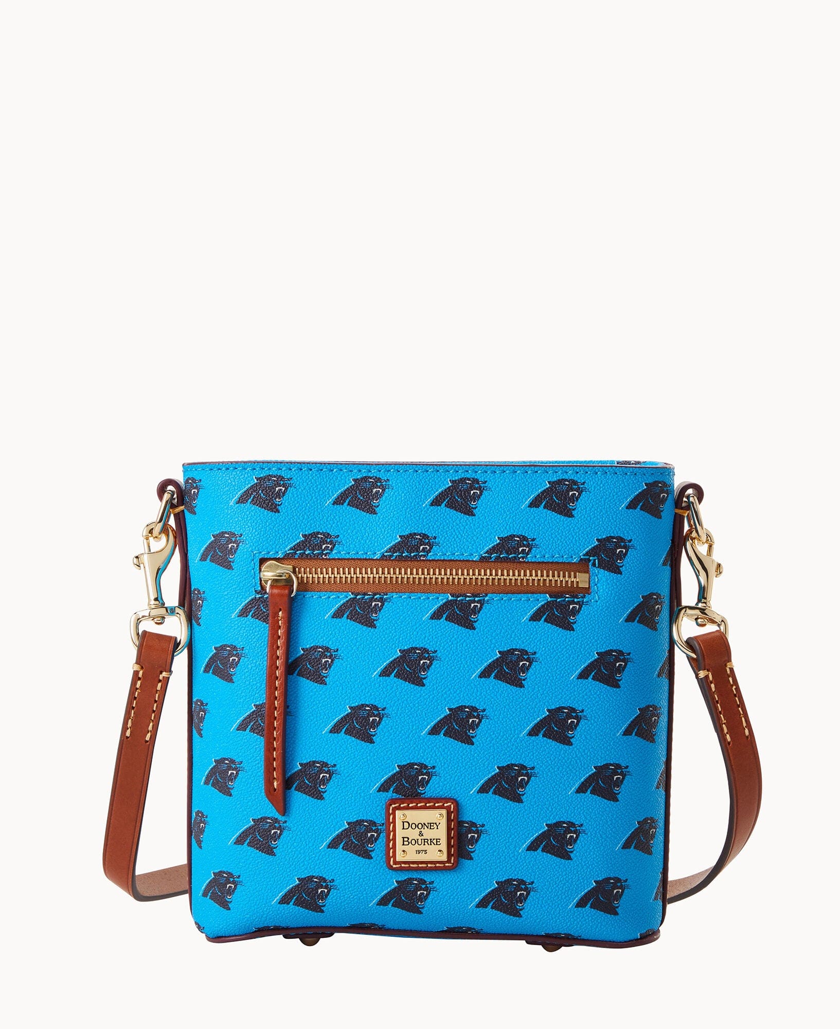 Dooney & Bourke NFL Panthers Small Zip Crossbody