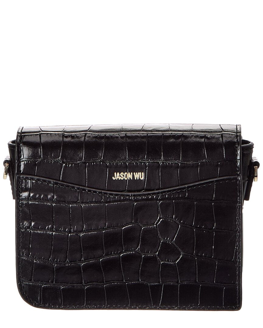 Jason Wu Mini Croc - Embossed Leather Crossbody