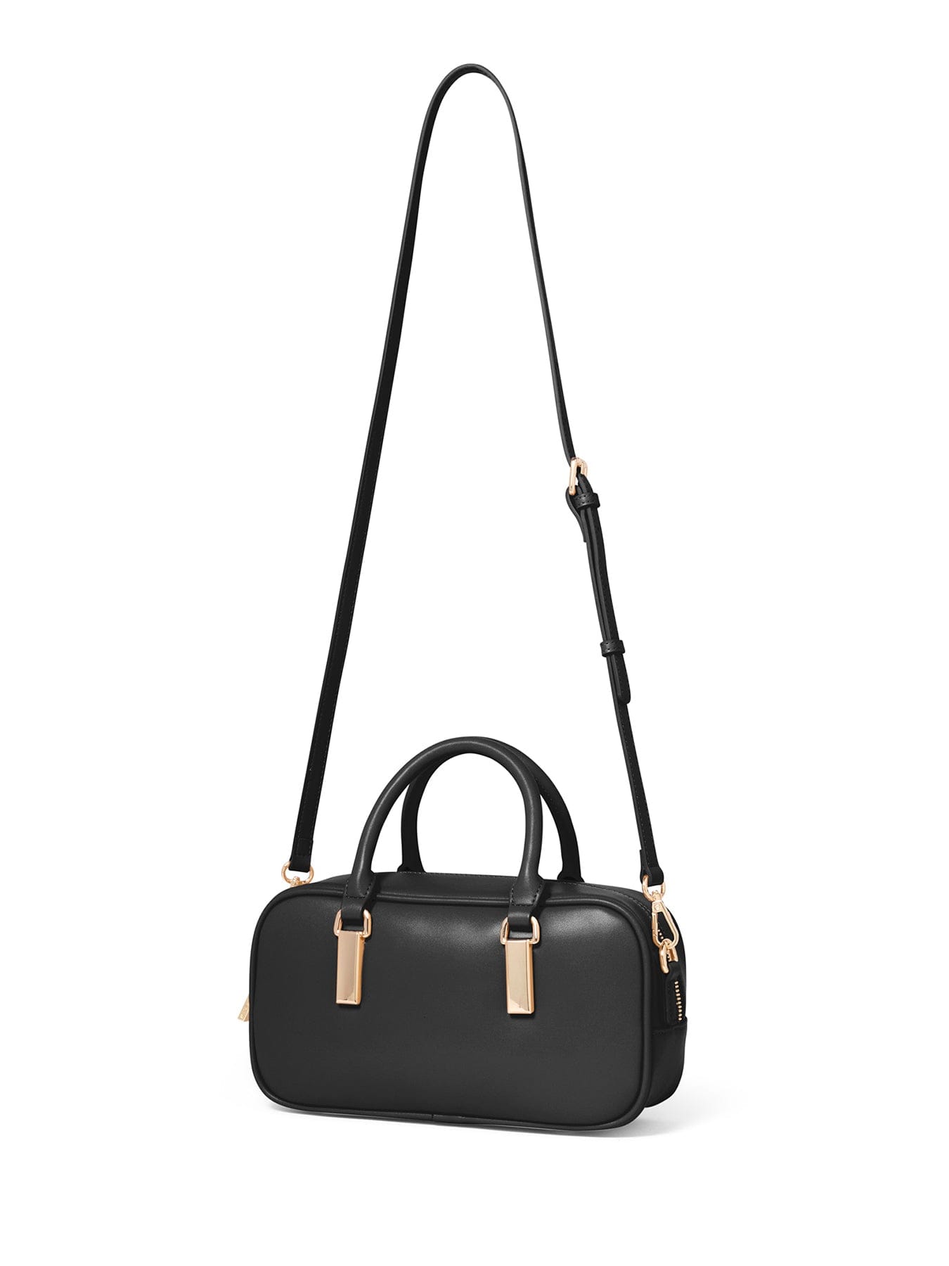 Forever New Signature Terri Metal Trim Barrel Crossbody Bag Black