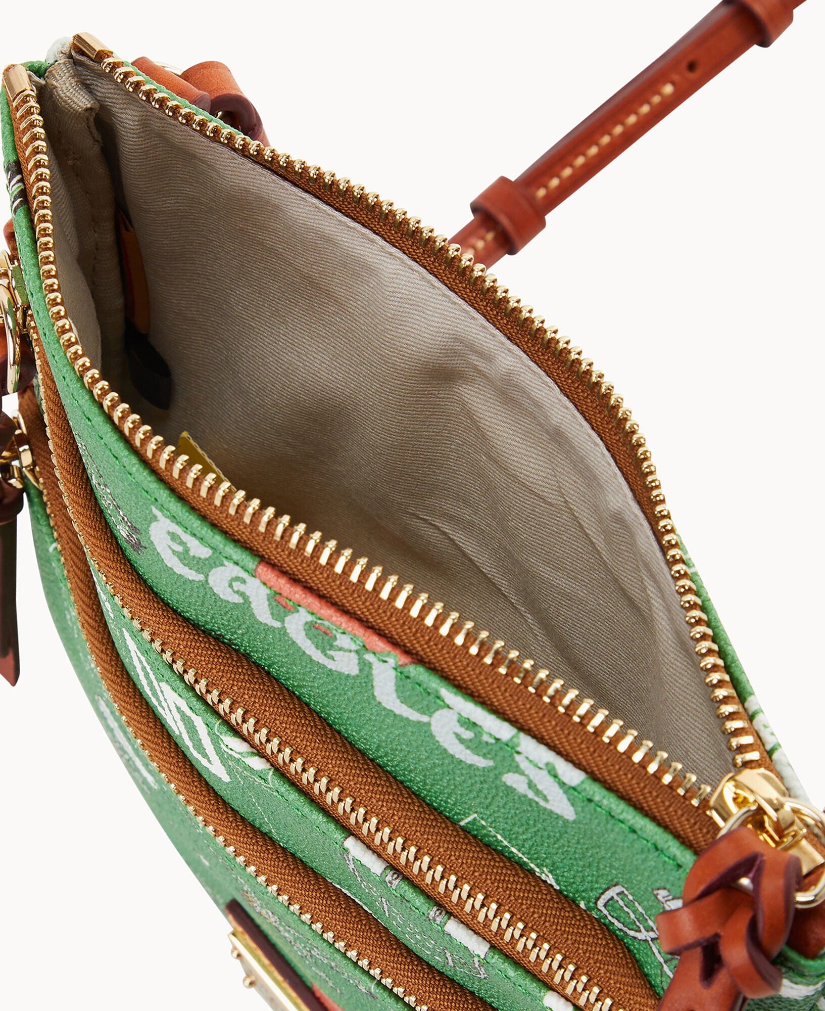 Dooney & Bourke NFL Eagles Triple Zip Crossbody