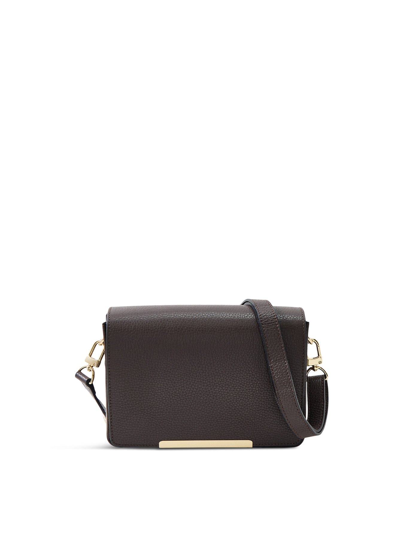 Apatchy London Newbury Leather Crossbody Bag Chocolate