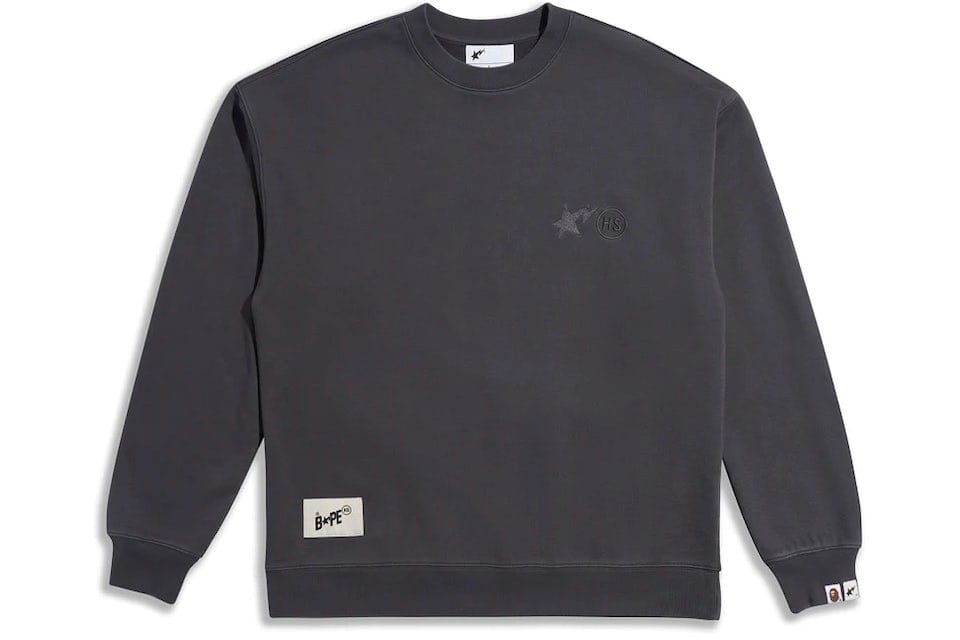 Bape x Highsnobiety Crewneck Charcoal