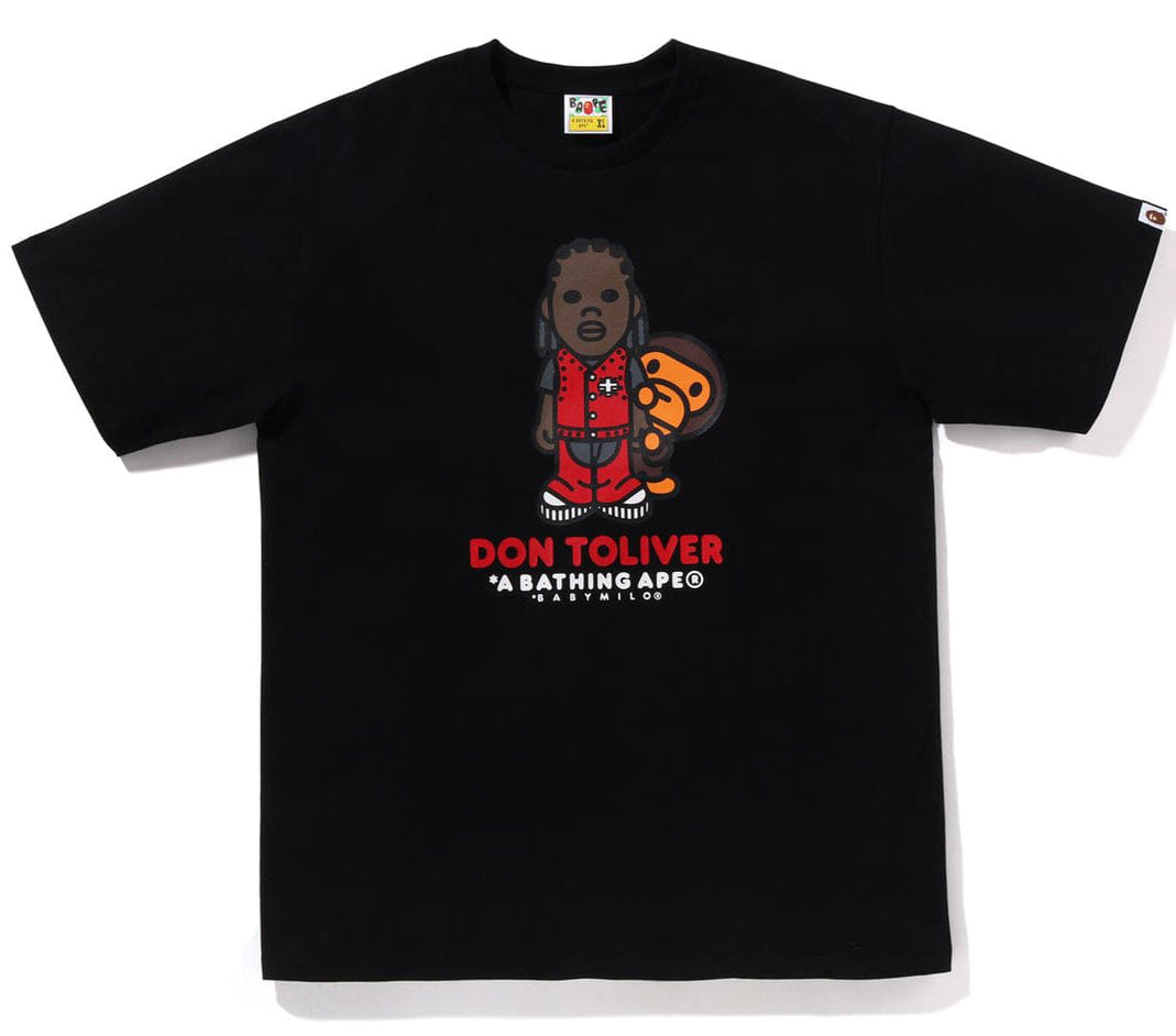 BAPE x Cactus Jack x Don Toliver Milo T-Shirt Black